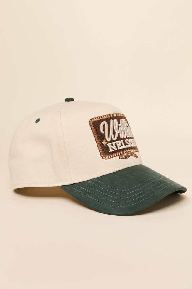 Willie Nelson Cedar Trucker Hat-Sunny Prom