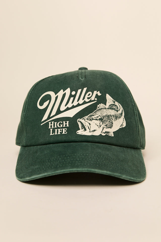 Miller High Life Green Trucker Hat-Sunny Prom