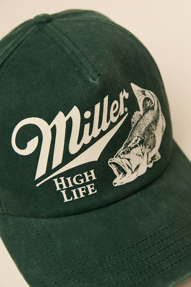 Miller High Life Green Trucker Hat-Sunny Prom