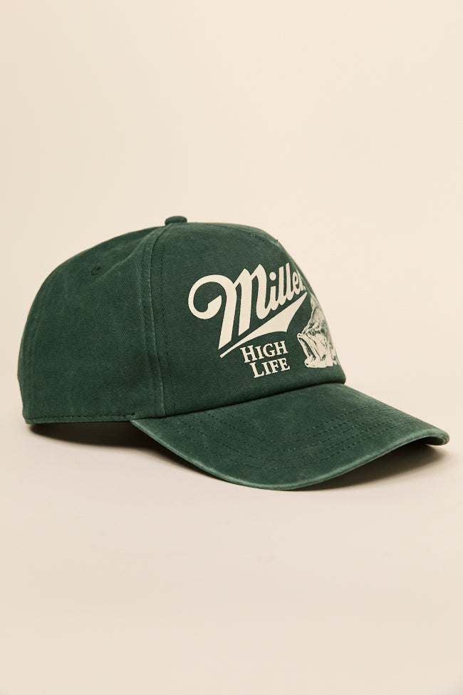 Miller High Life Green Trucker Hat-Sunny Prom