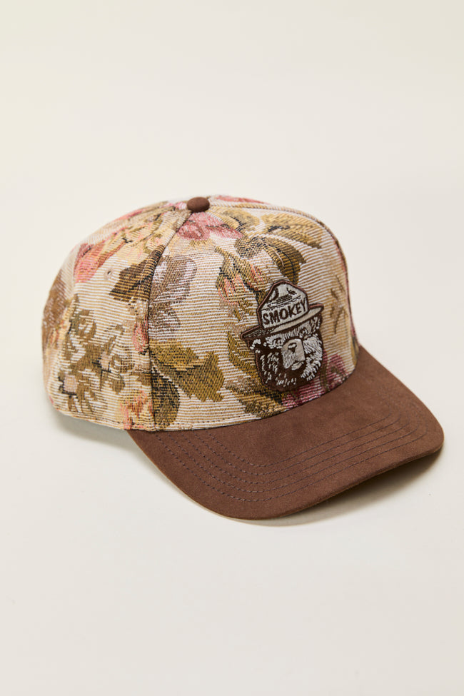 Smokey The Bear Tapestry Trucker Hat-Sunny Prom
