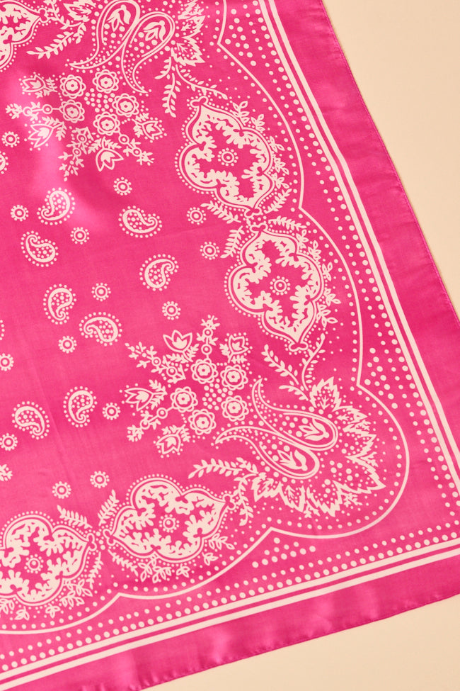 Rhea Pink Bandana-Sunny Prom