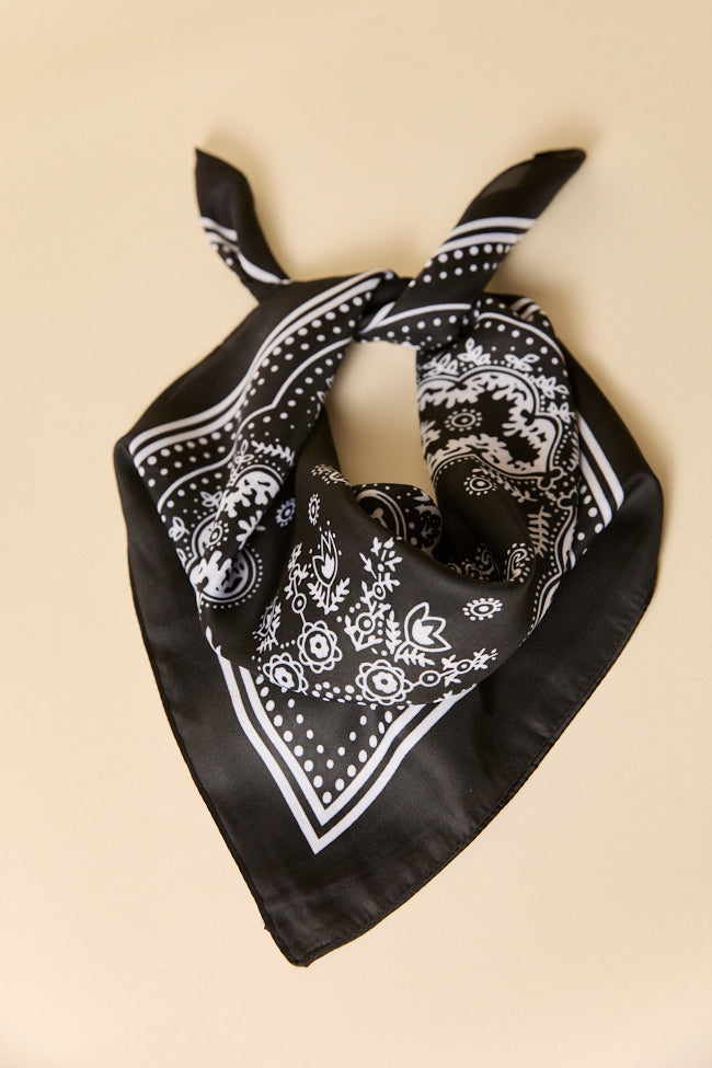Rhea Black Bandana-Sunny Prom