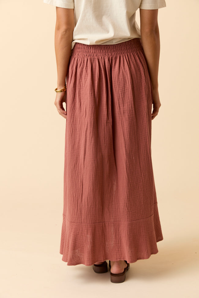 Ember Toffee Maxi Skirt-Sunny Prom
