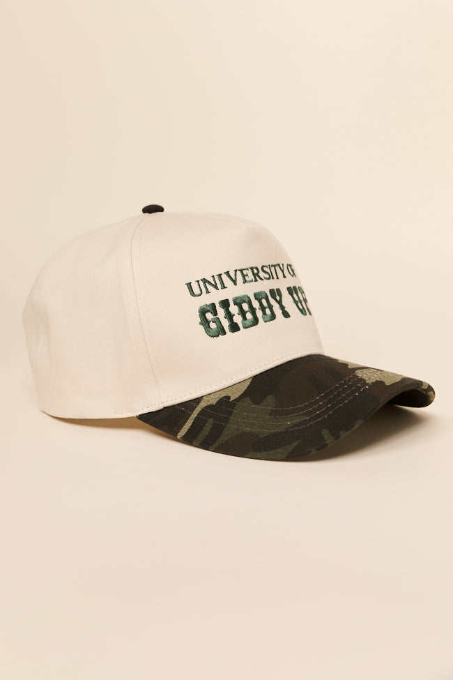 University Of Giddy Up Camo Trucker Hat-Sunny Prom