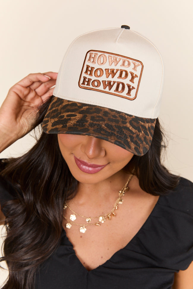 Howdy Leopard Trucker Hat-Sunny Prom