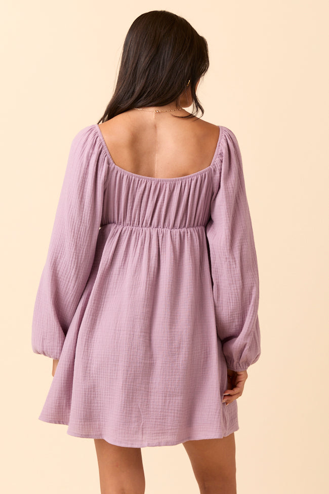 Veronica Lavender Mini Dress-Sunny Prom