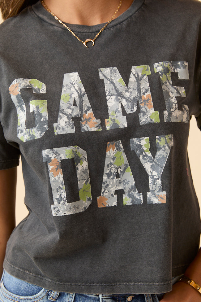 Zutter Camo Gameday Black Graphic Tee-Sunny Prom