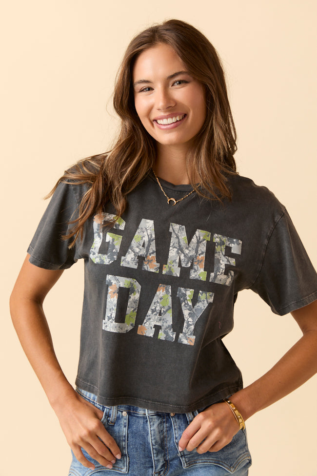 Zutter Camo Gameday Black Graphic Tee-Sunny Prom