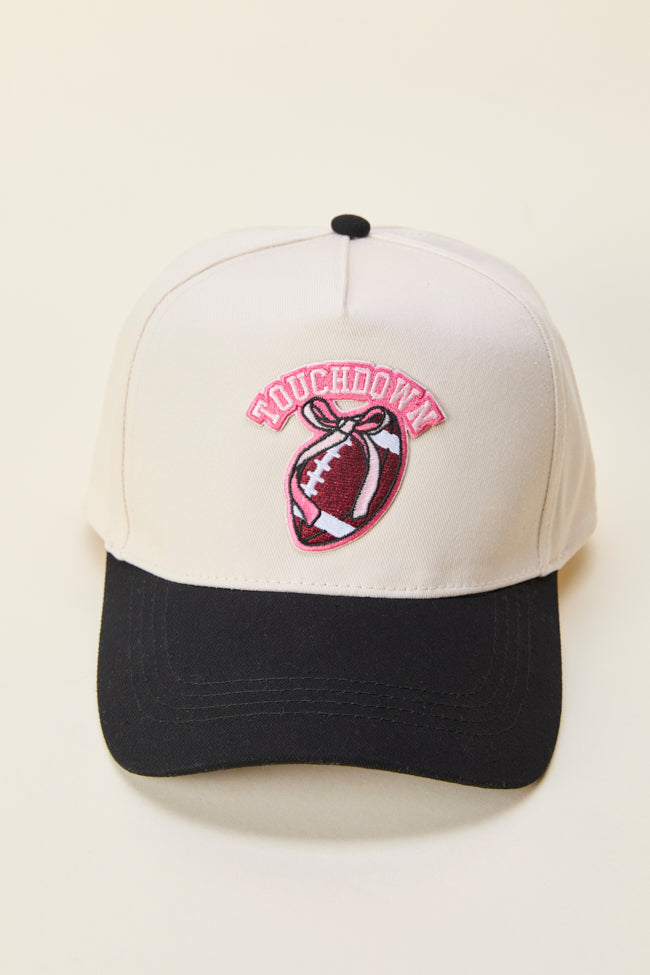 Touchdown Black Trucker Hat-Sunny Prom