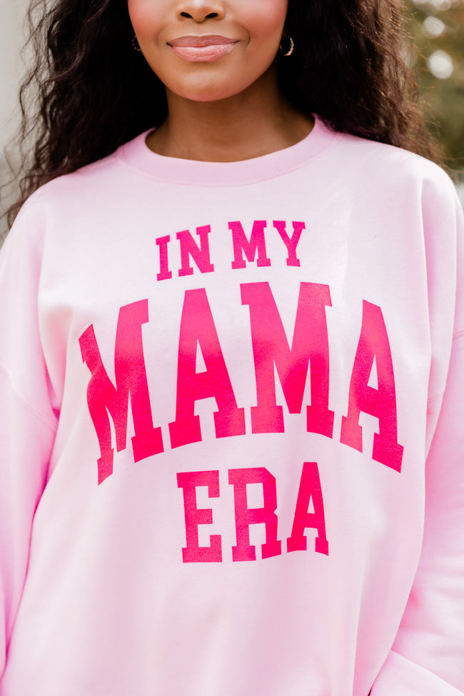 In My Mama Era Light Pink Graphic Sweatshirt SALE-Sunny Prom