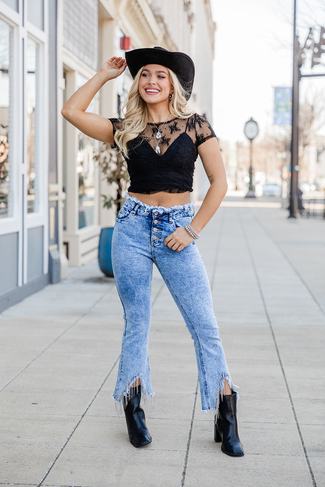 Speak Your Truth Black Short Sleeve Layering Tee FINAL SALE-Sunny Prom