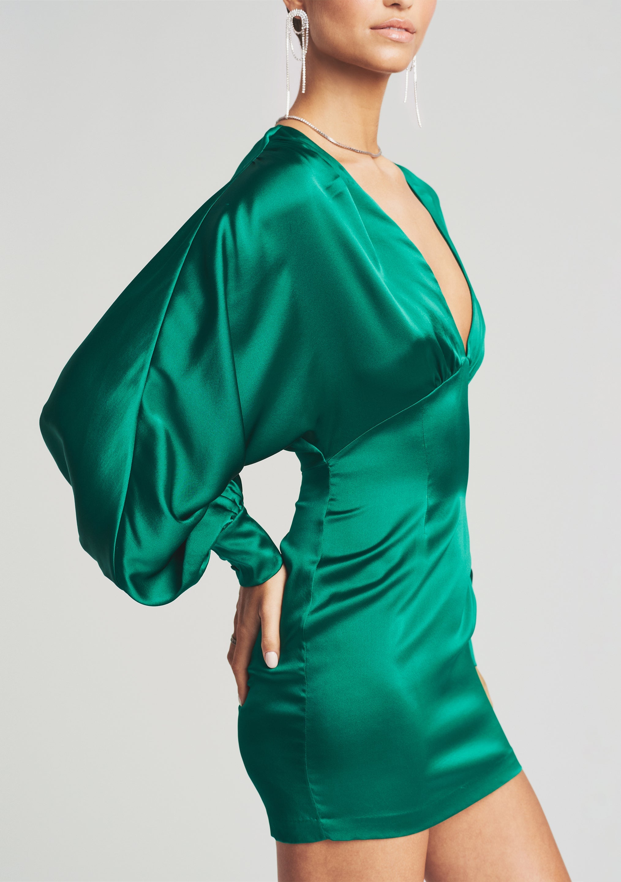 Aubrielle Silk Dress-Sunny Prom