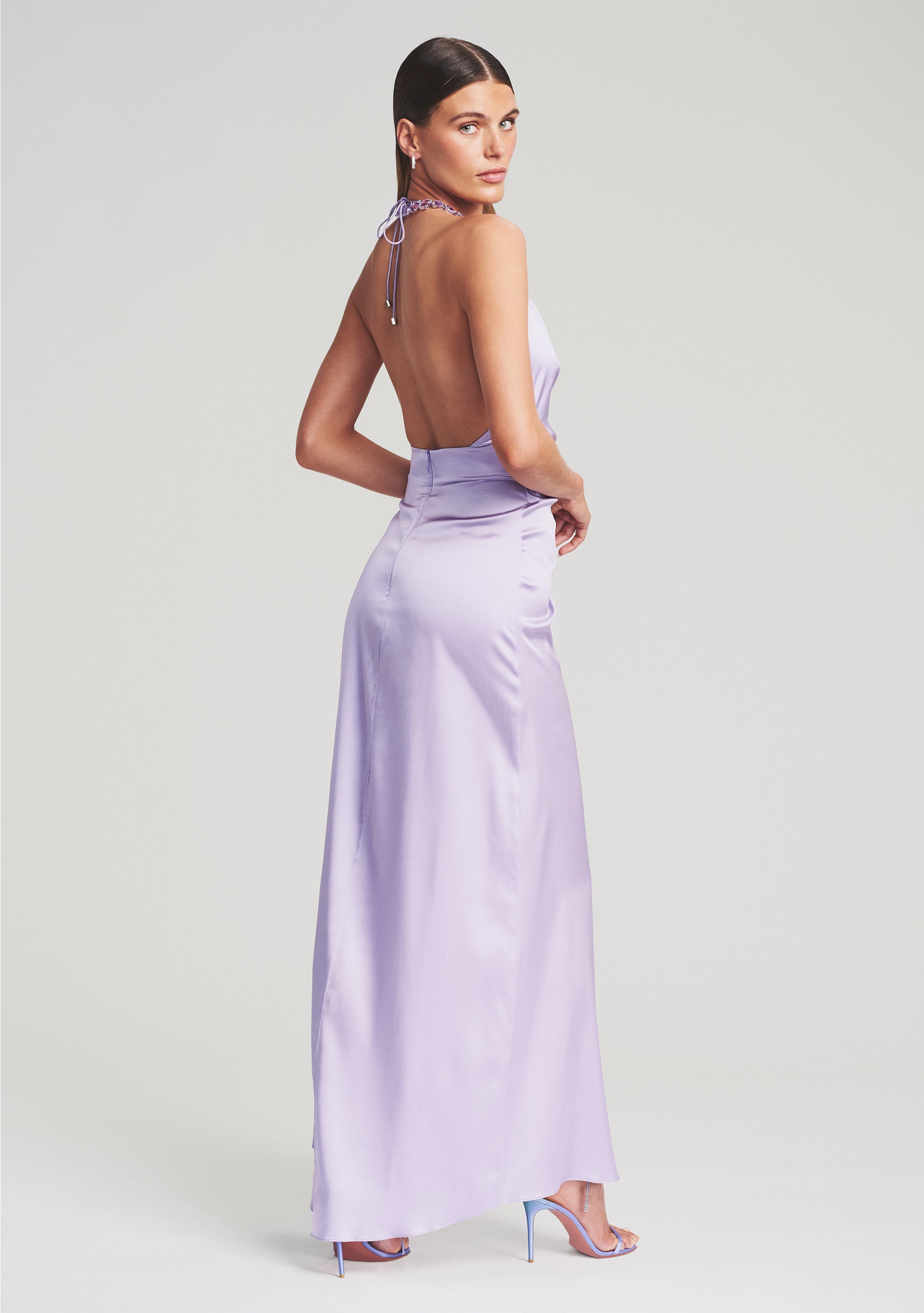 Ceres Silk Dress-Sunny Prom