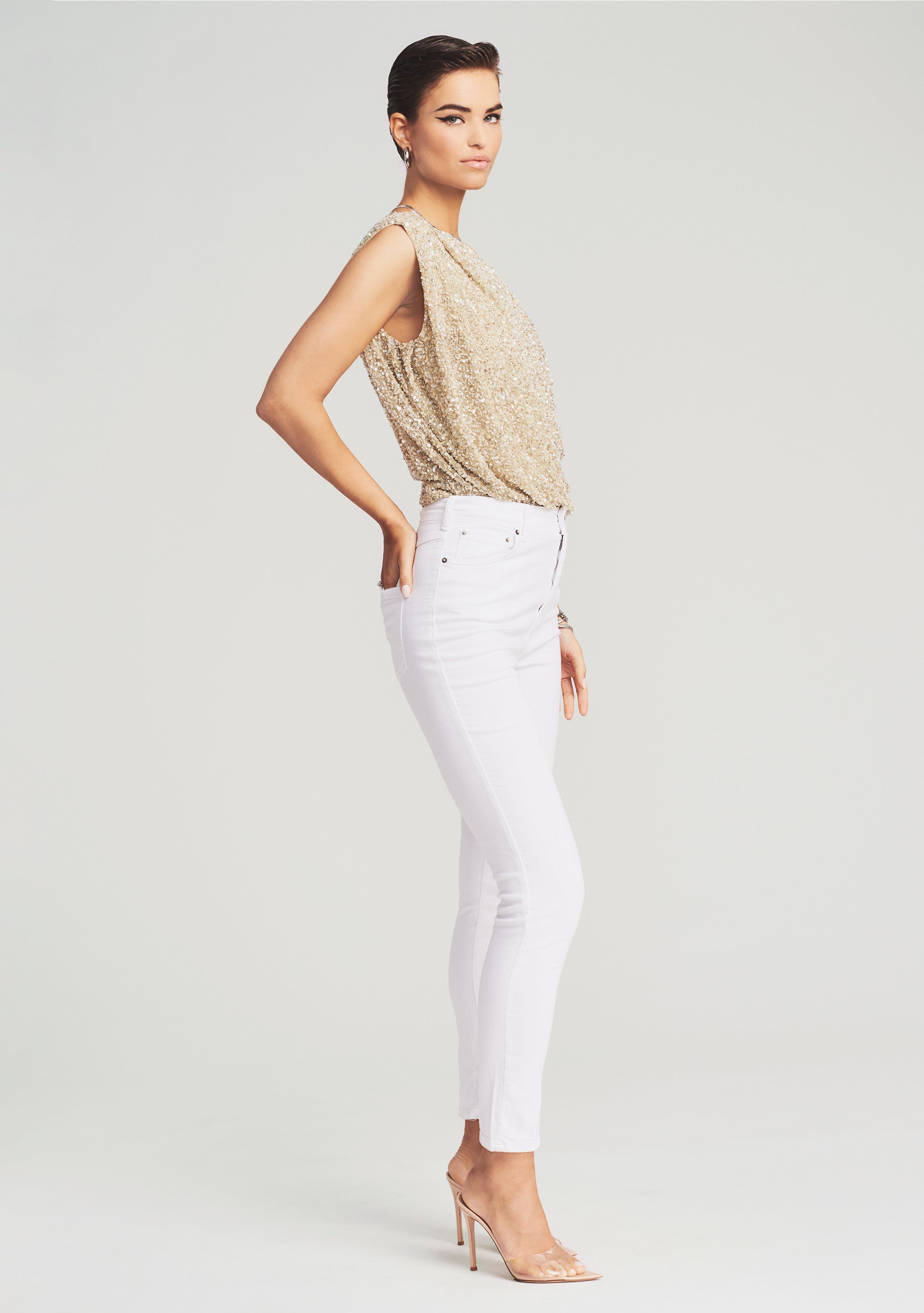 Myles Sequin Top-Sunny Prom