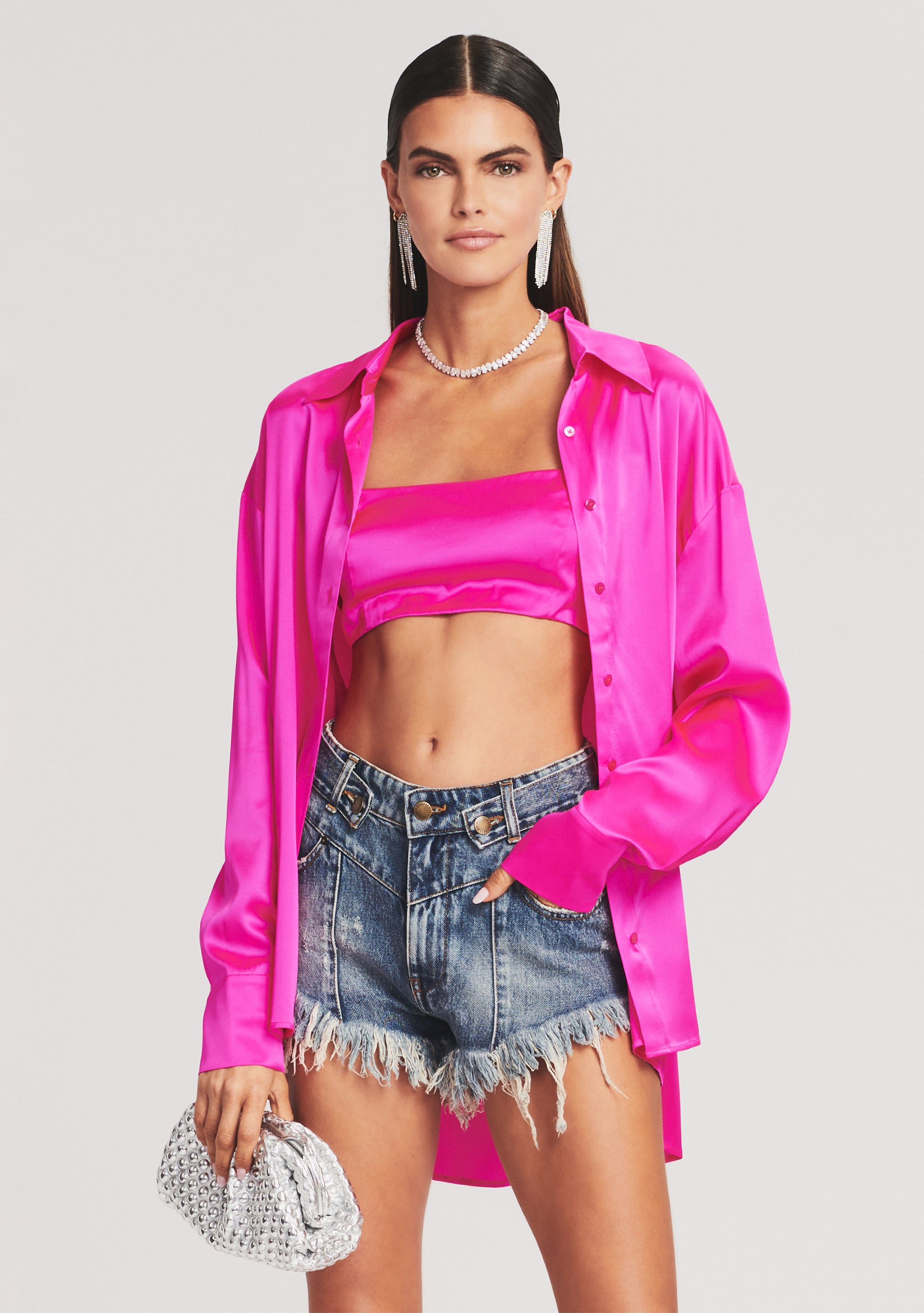 Bec Silk Top-Sunny Prom