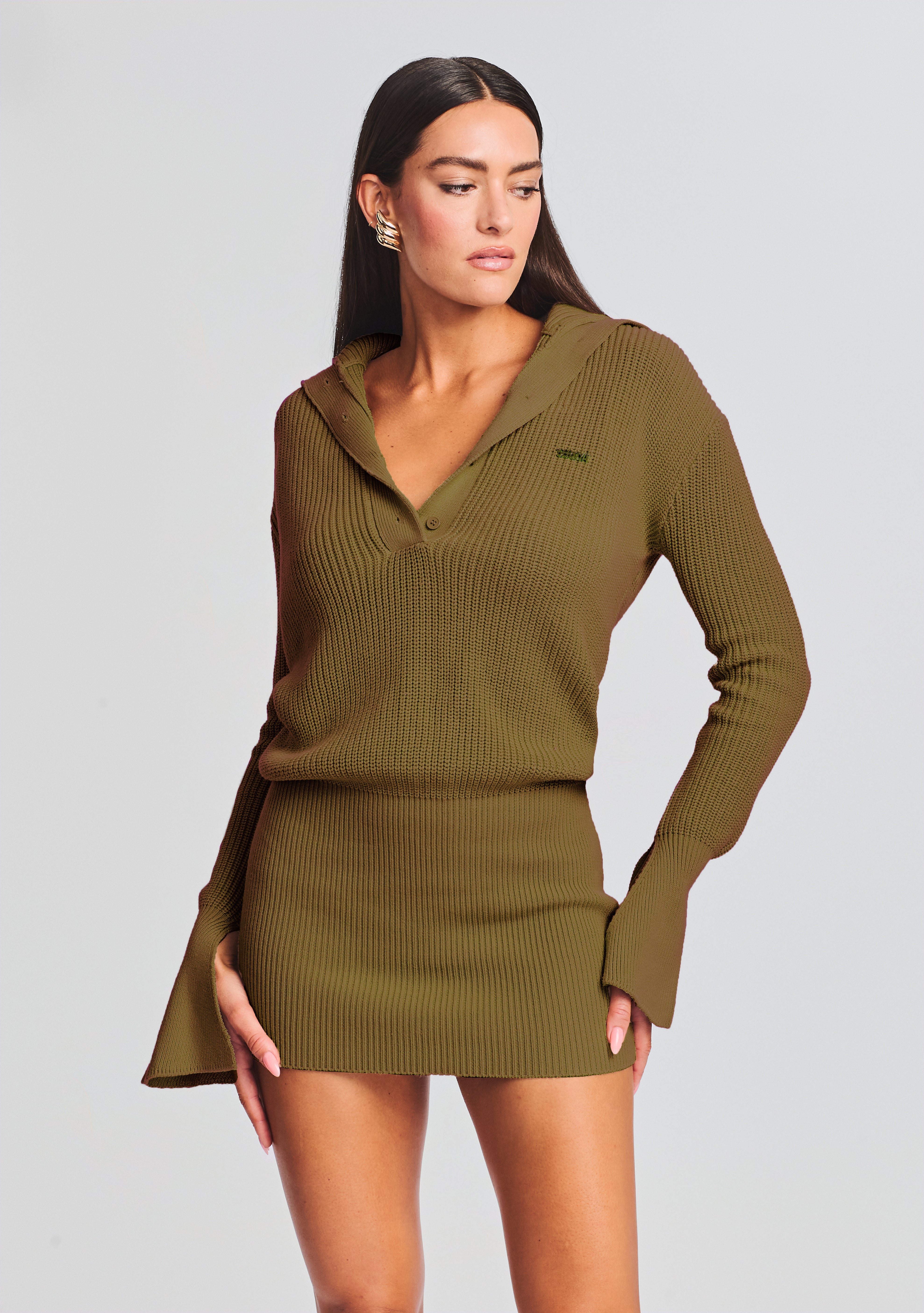 Katana Sweater Dress-Sunny Prom