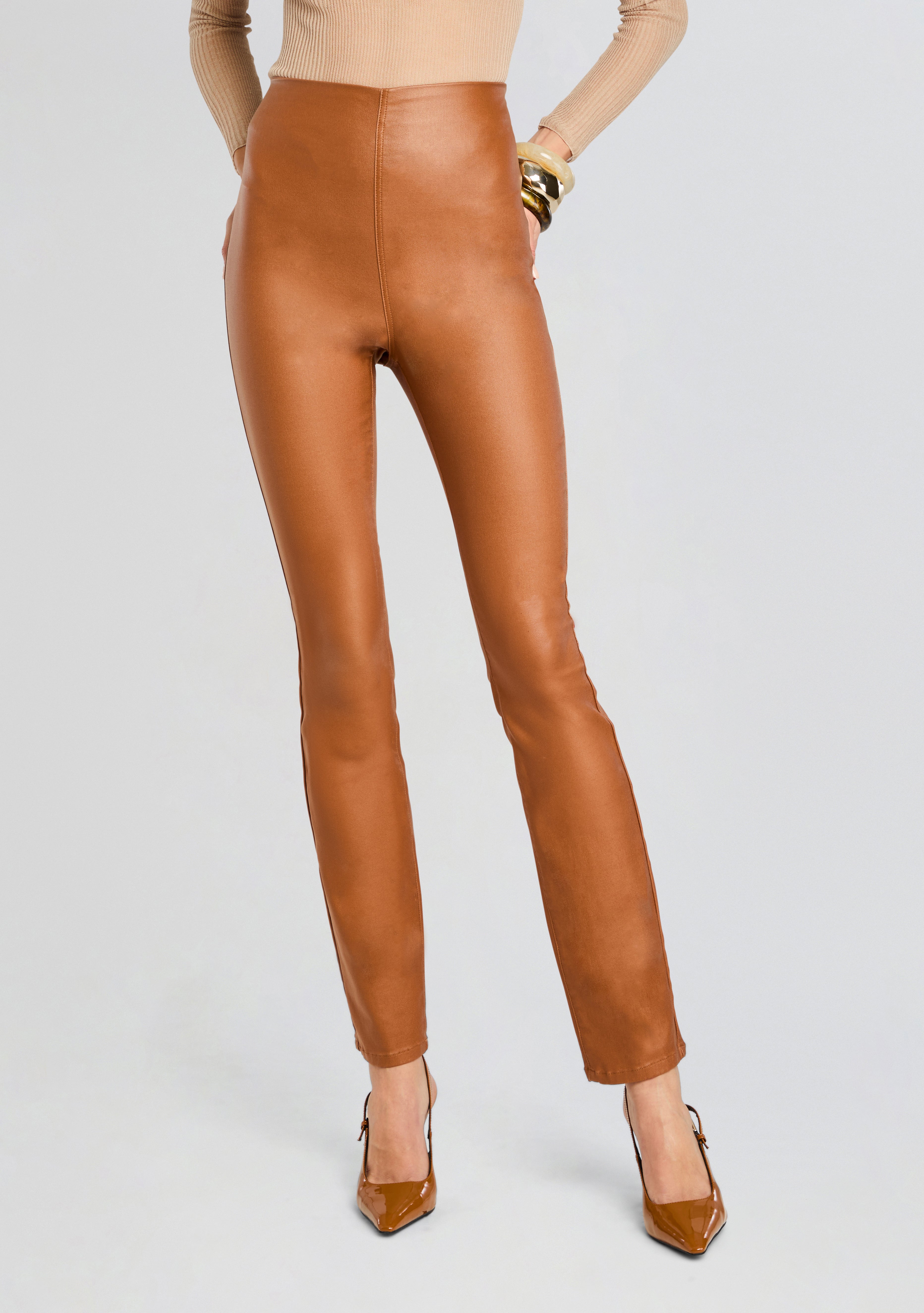 Xena Coated Denim Pant-Sunny Prom