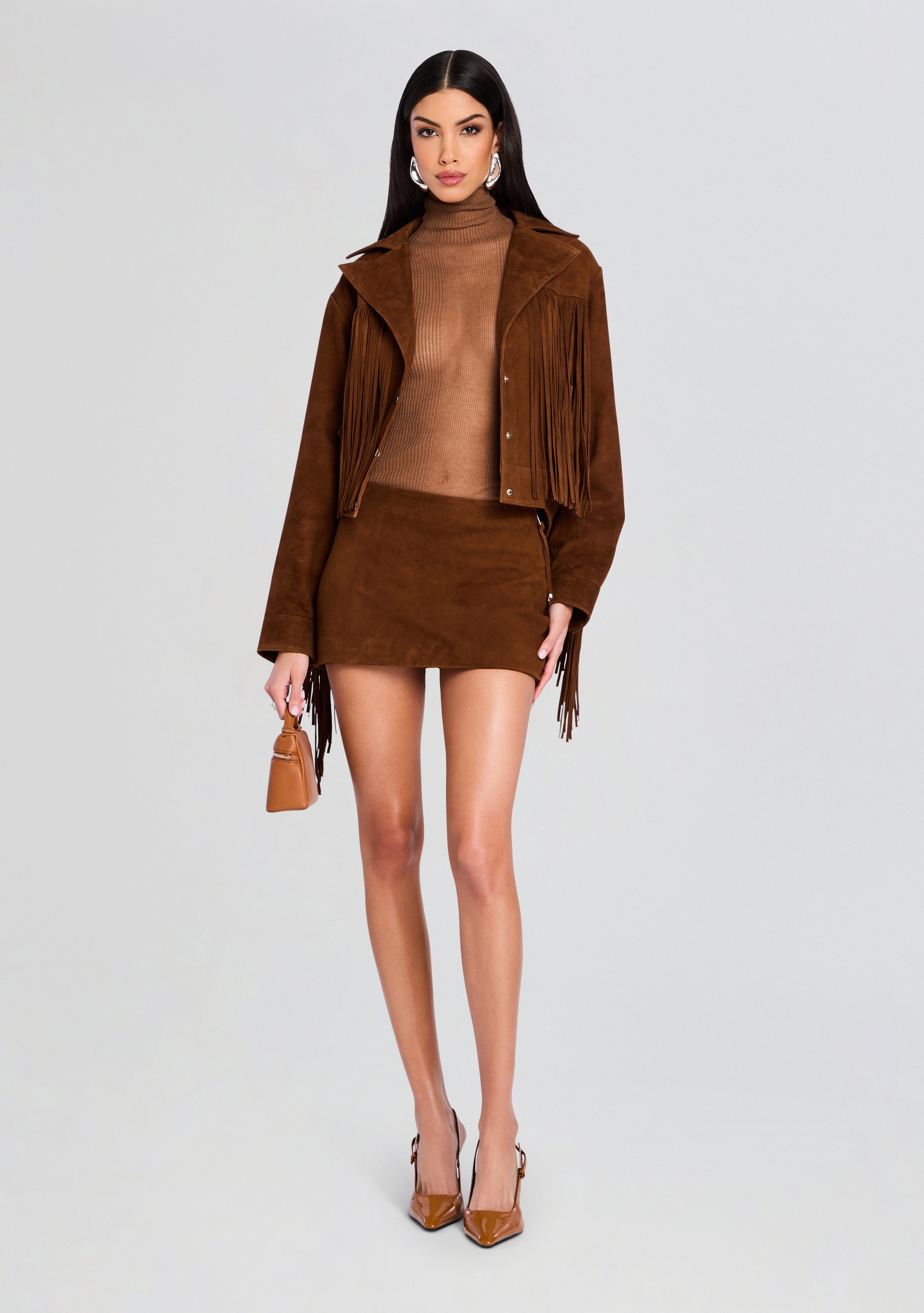 Vonda Suede Jacket-Sunny Prom