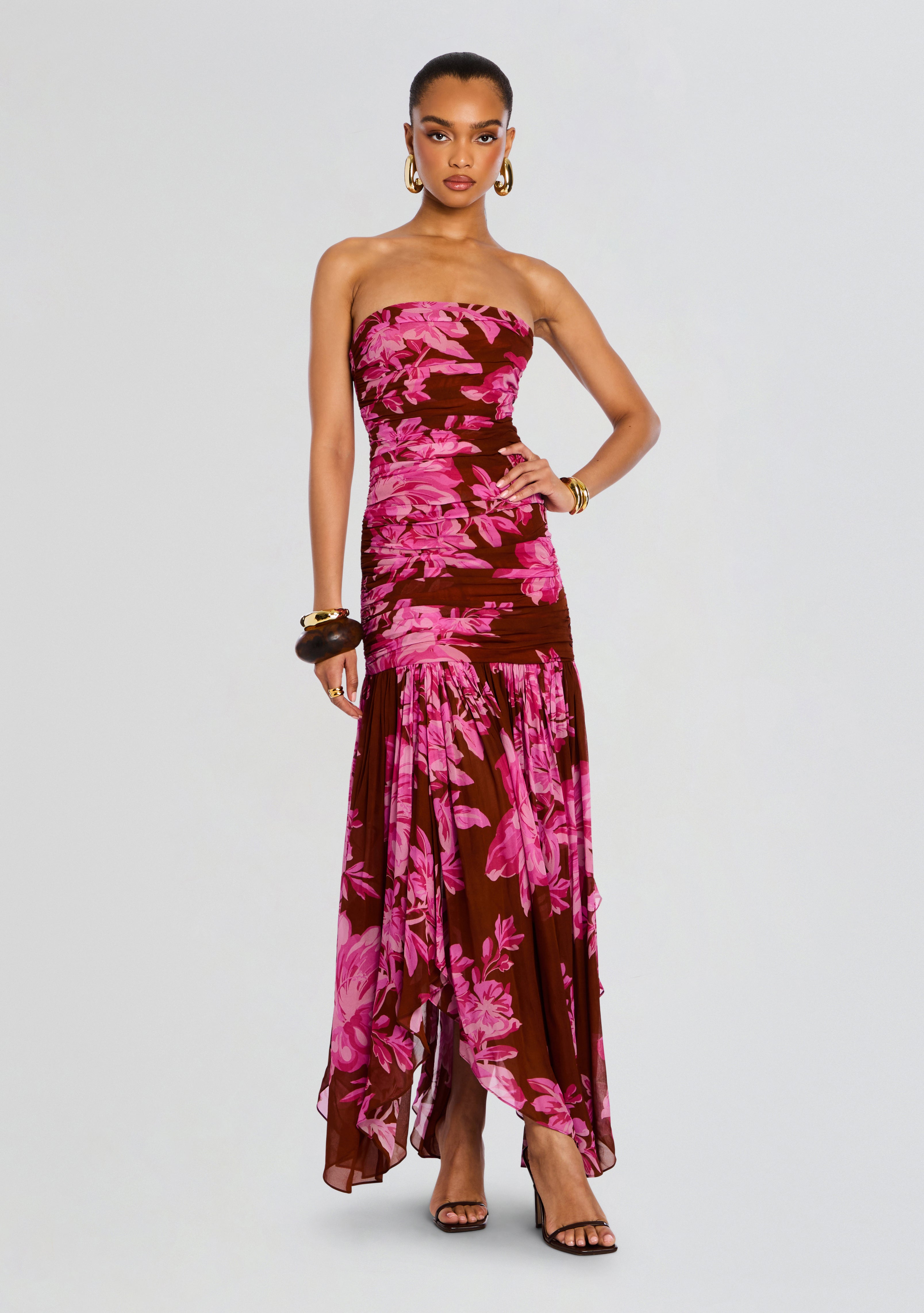 Teryn Silk Chiffon Dress-Sunny Prom