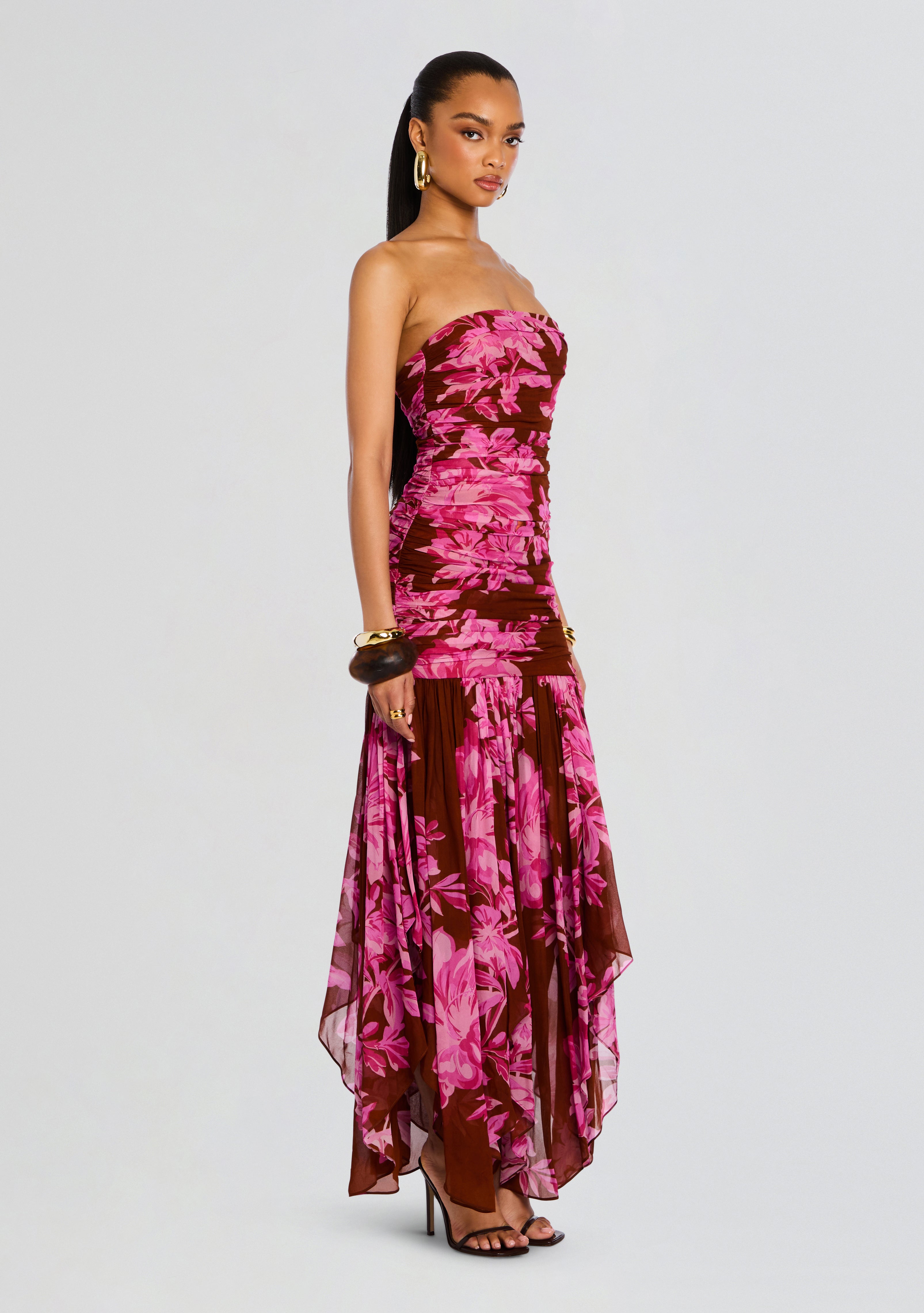 Teryn Silk Chiffon Dress-Sunny Prom