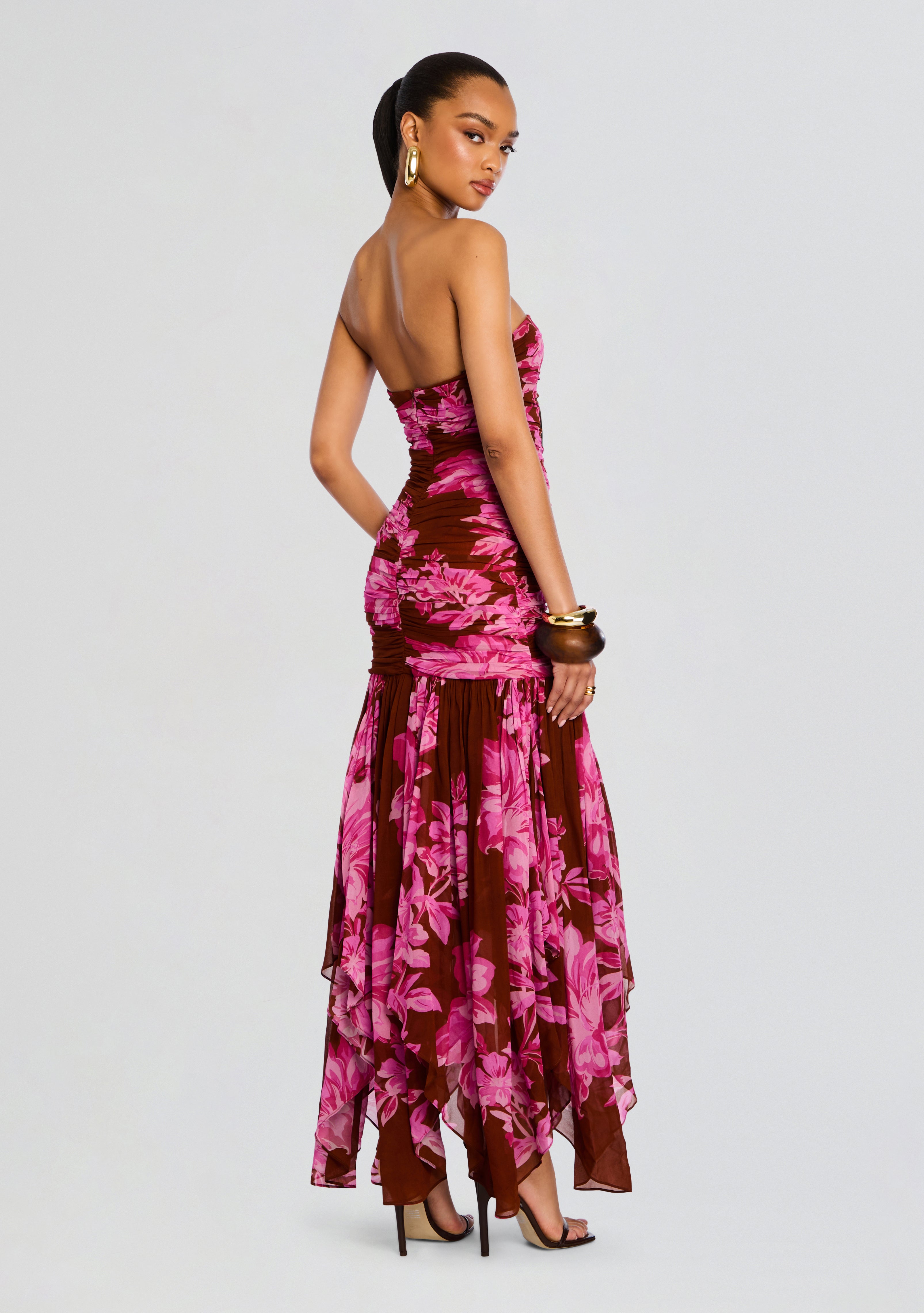 Teryn Silk Chiffon Dress-Sunny Prom