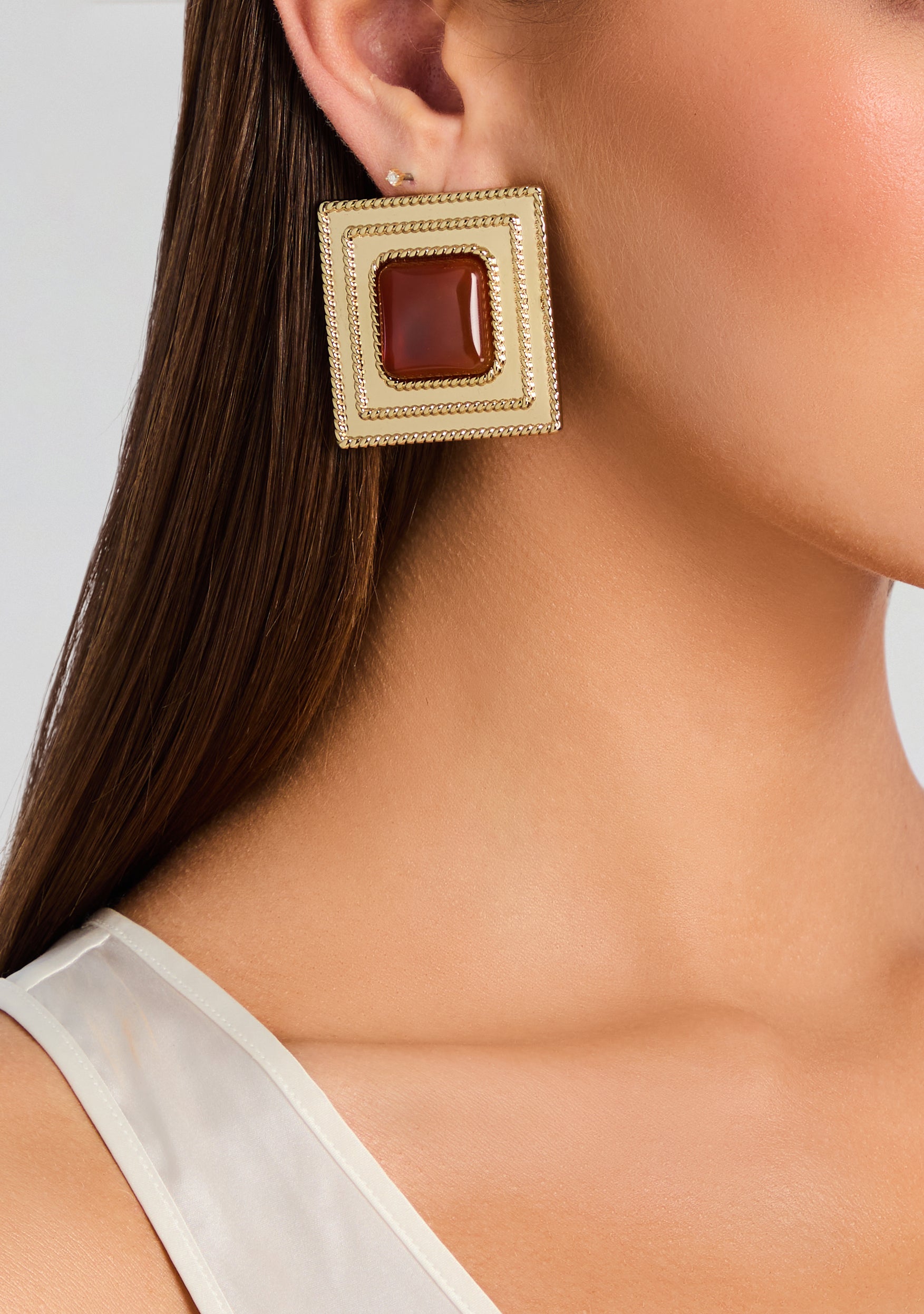 Umbriana Gemstone Earrings-Sunny Prom