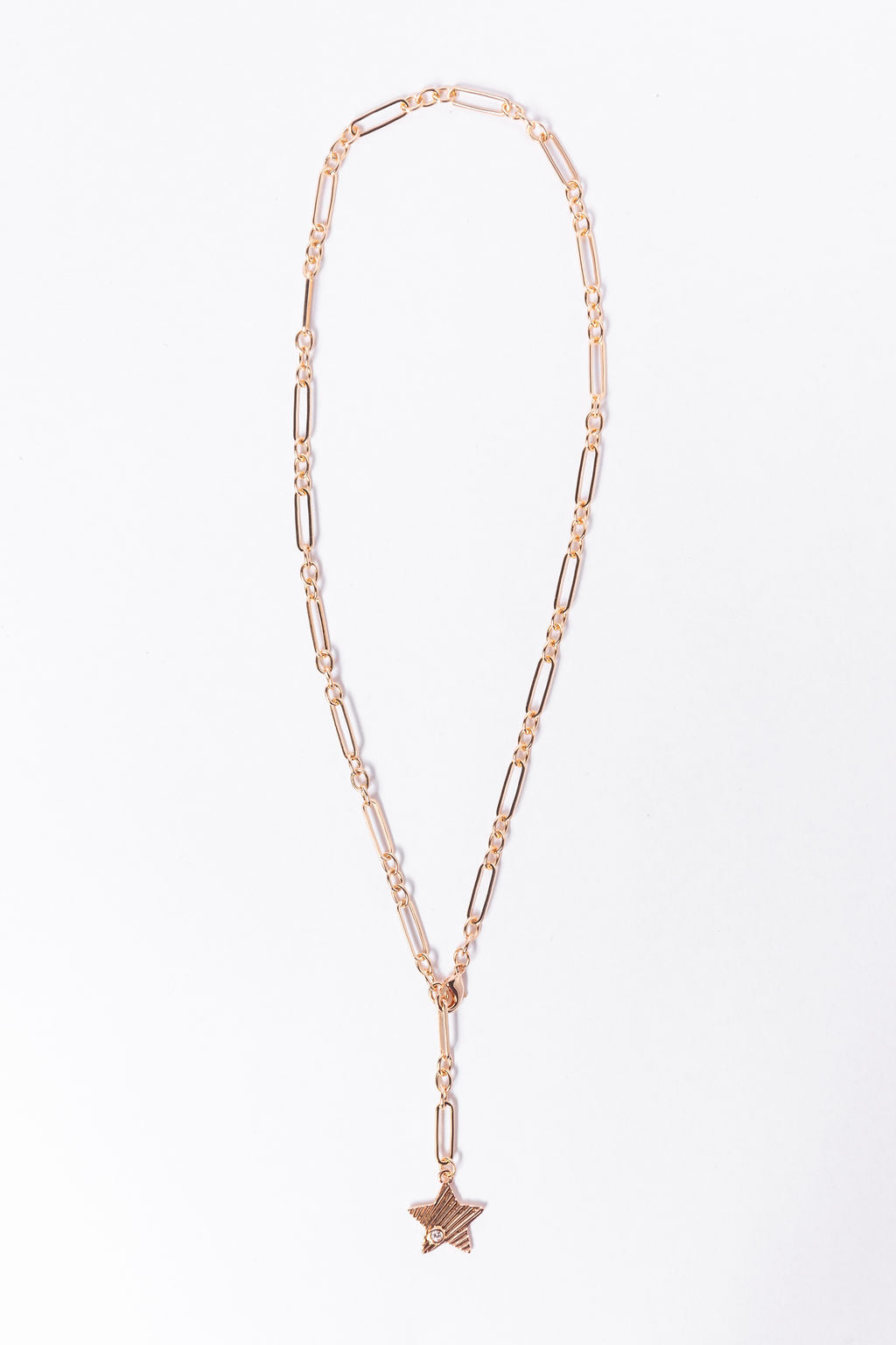 Star Dangle Gold Necklace SALE-Sunny Prom