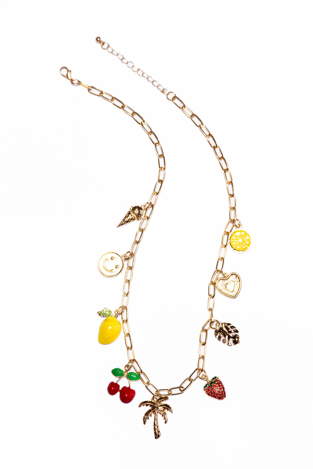 Fruit Charm Necklace-Sunny Prom