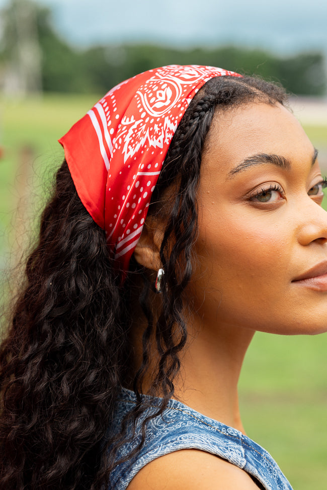 Rhea Red Bandana-Sunny Prom