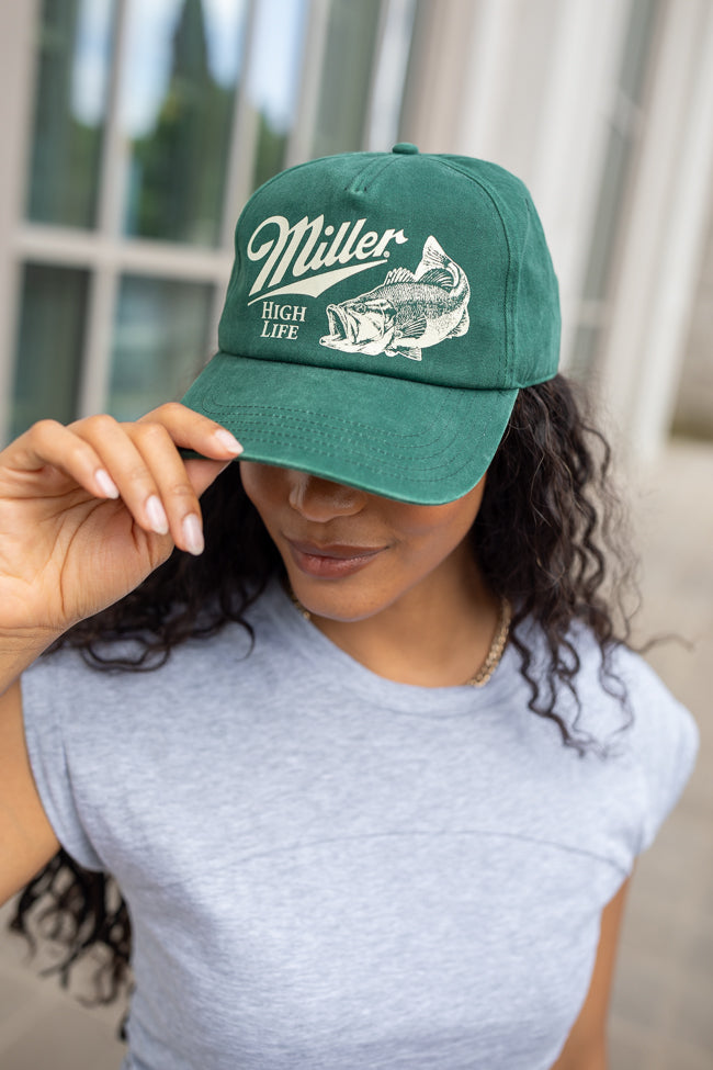 Miller High Life Green Trucker Hat-Sunny Prom