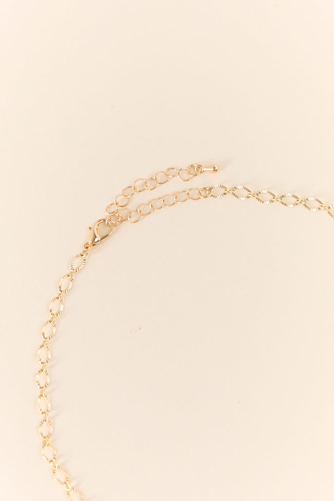 Anabelle Gold Heart Charm Necklace-Sunny Prom