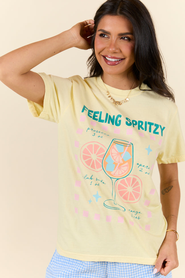 Feeling Spritzy Yellow Graphic Tee SALE-Sunny Prom