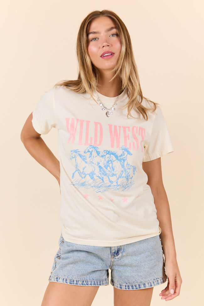 Wild West Ivory Graphic Tee SALE-Sunny Prom