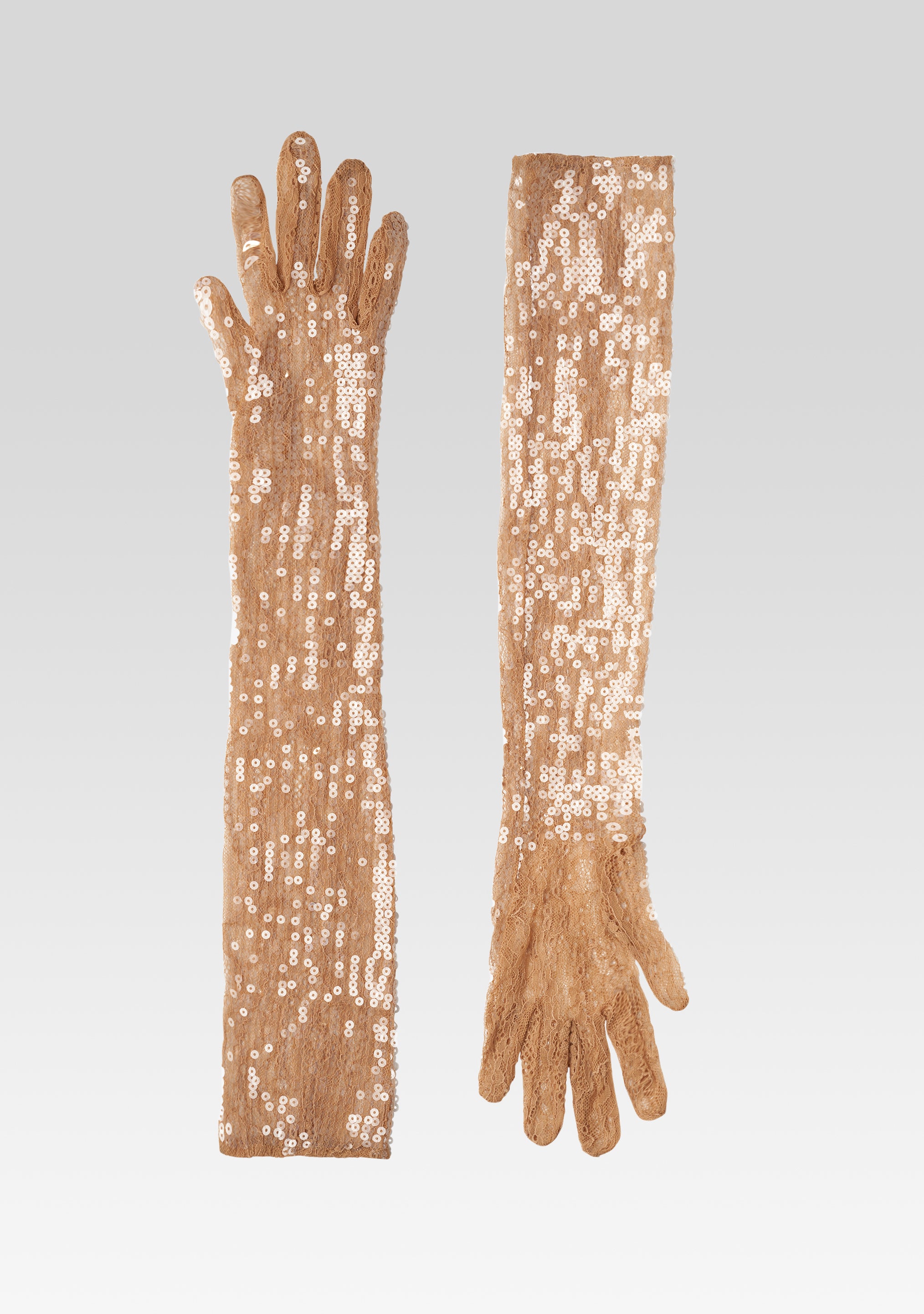 Diem Sequin Gloves-Sunny Prom