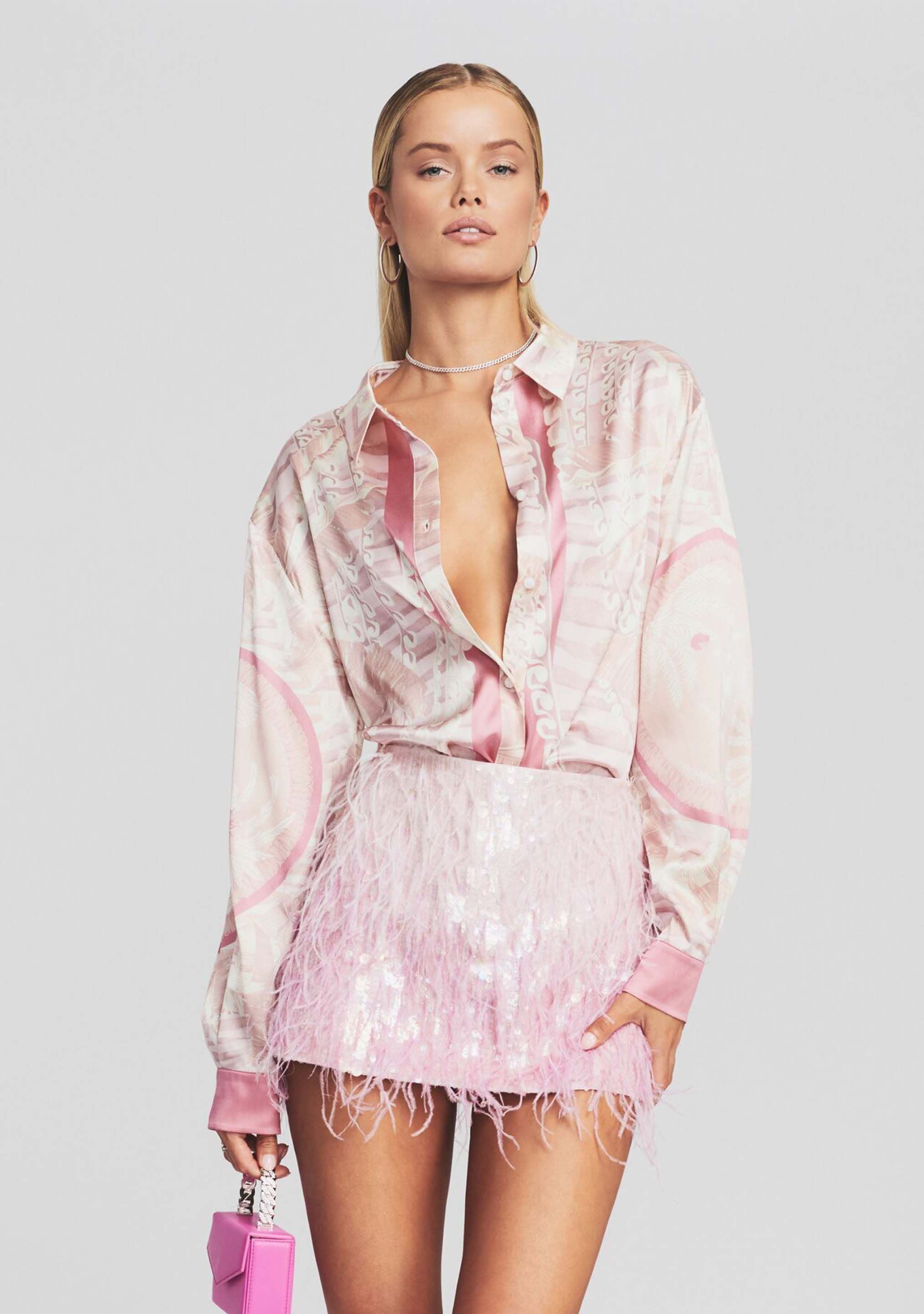 Emmy Silk Shirt-Sunny Prom