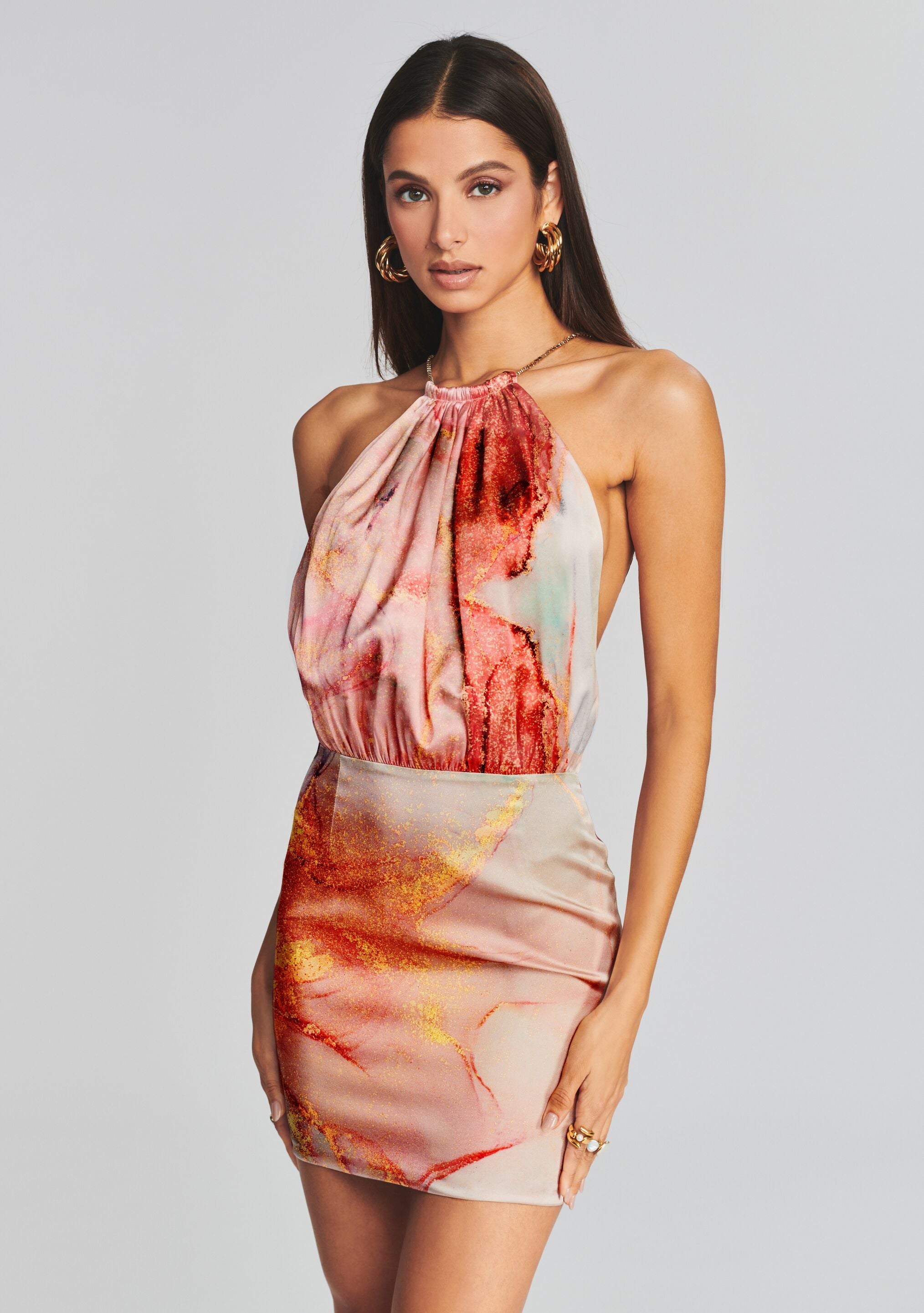 Anahita Silk Dress-Sunny Prom