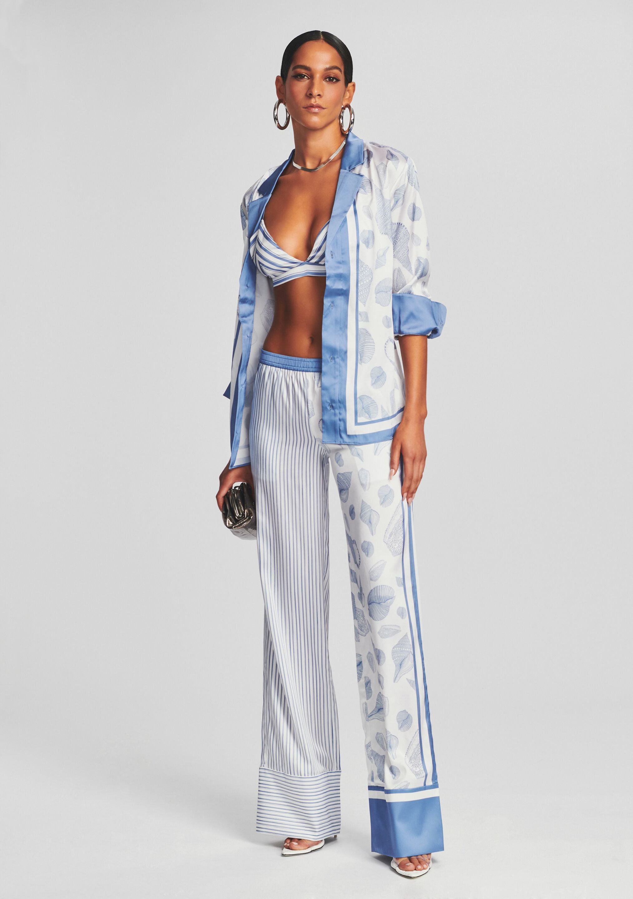 Kostas Silk Shirt-Sunny Prom