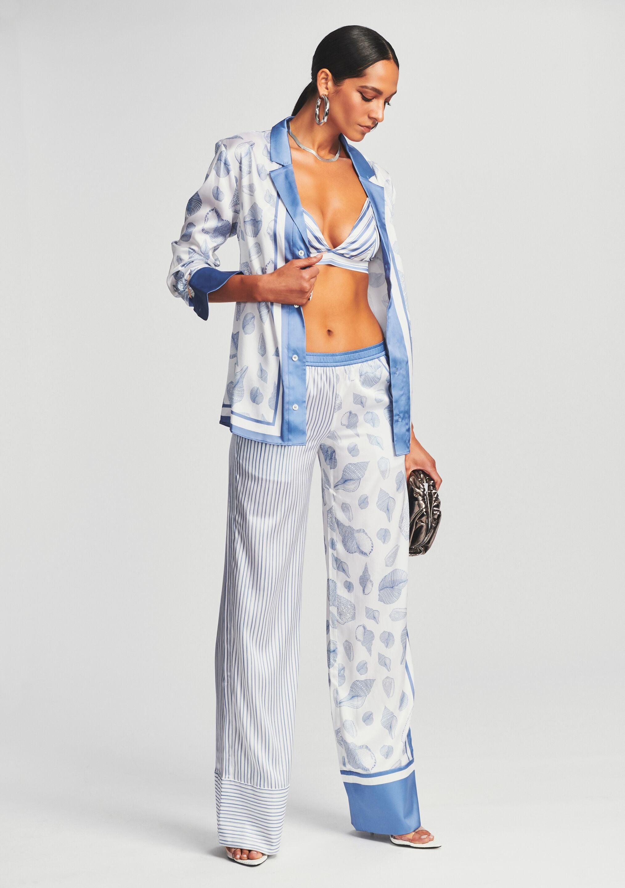 Kostas Silk Shirt-Sunny Prom