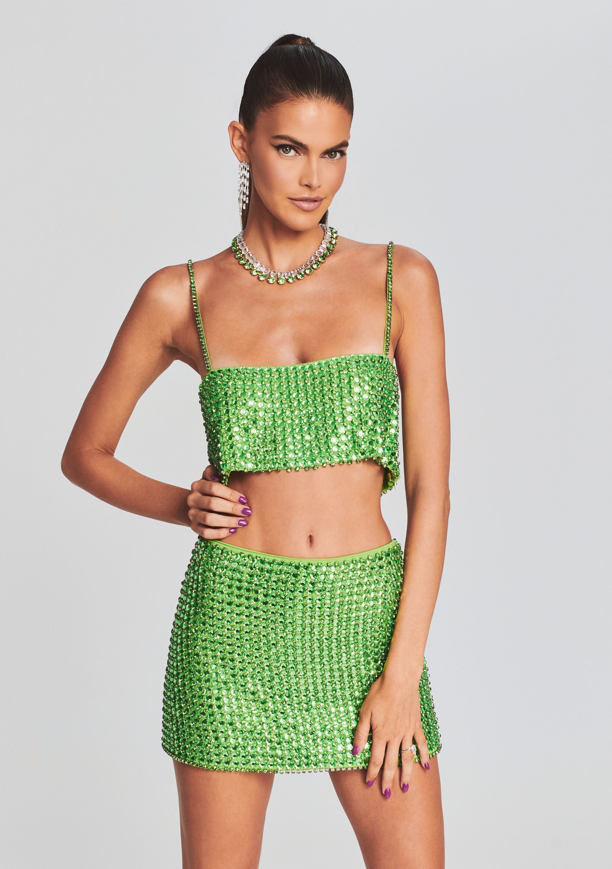 Emilia Crystal Top-Sunny Prom