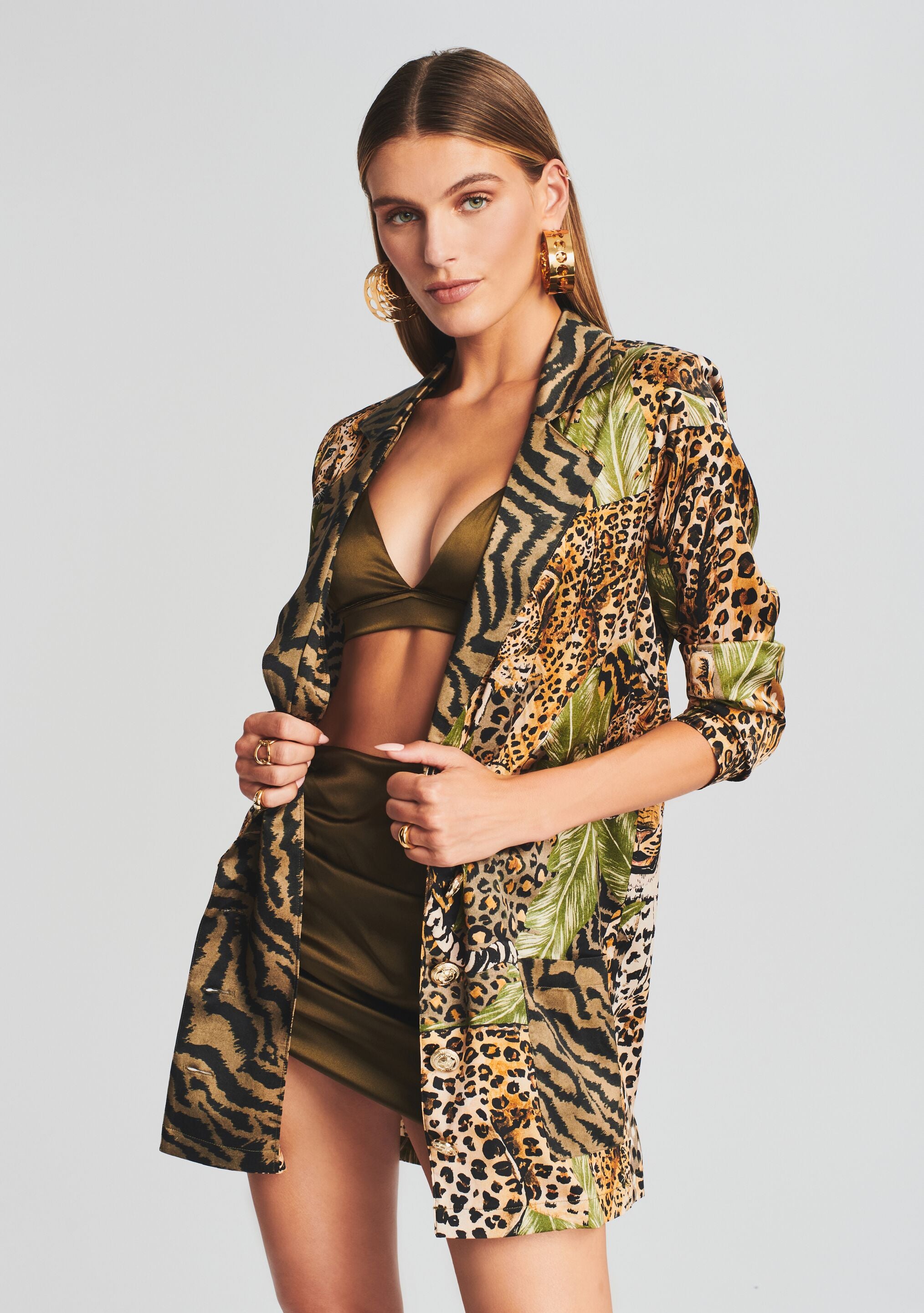 Blake Silk Blazer-Sunny Prom