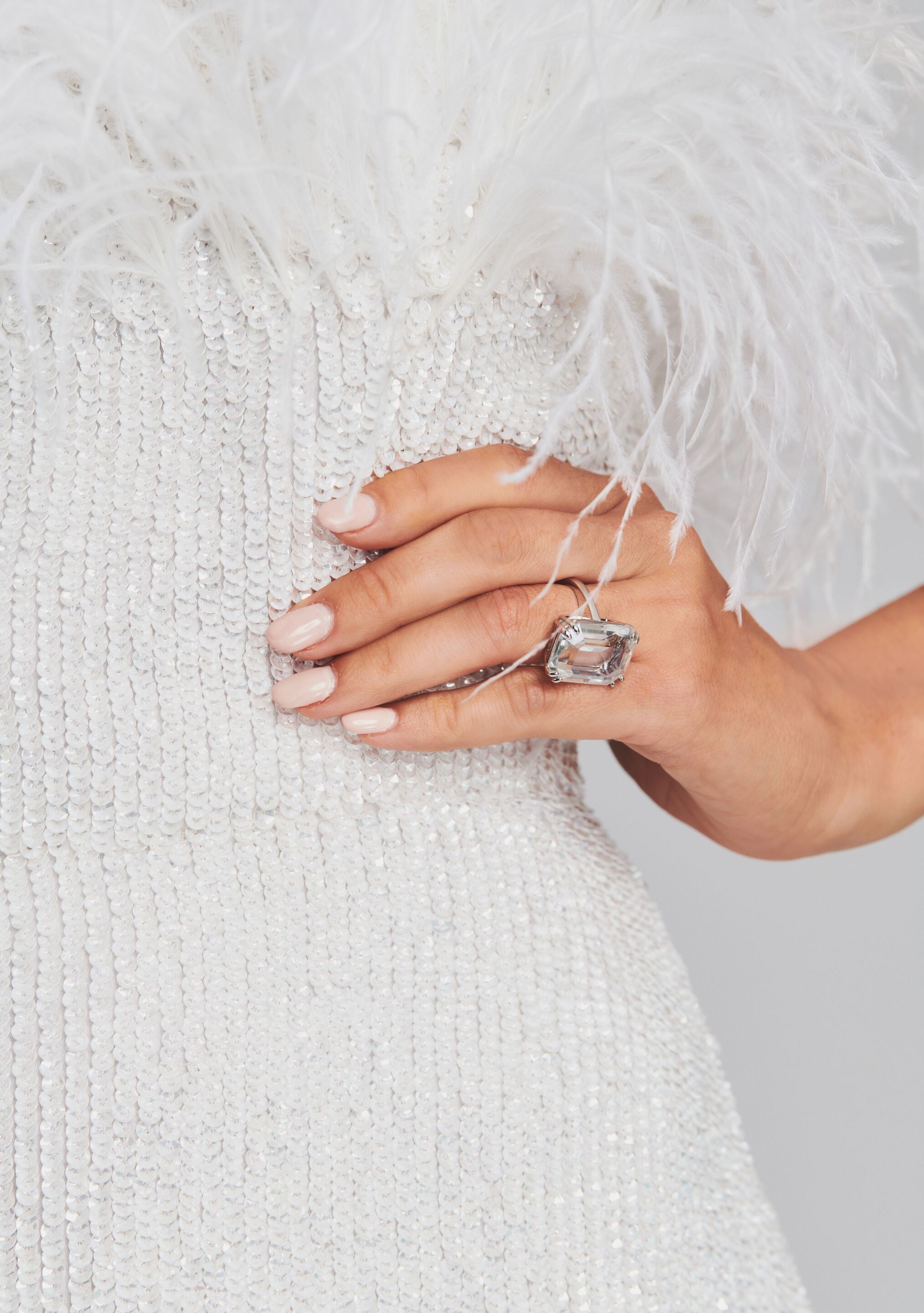 Torin Sequin Feather Dress-Sunny Prom