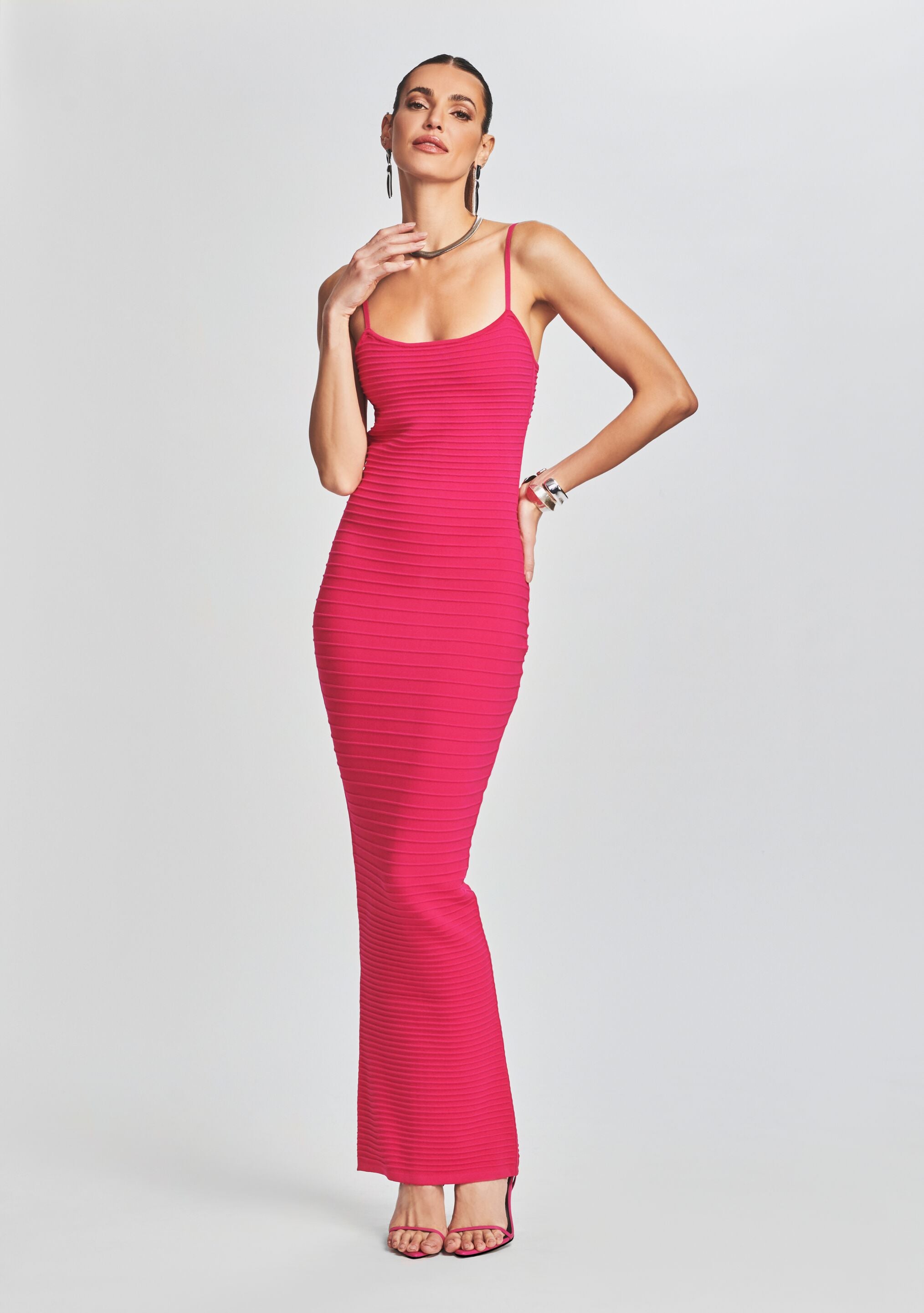 Kylie Bandage Knit Dress-Sunny Prom