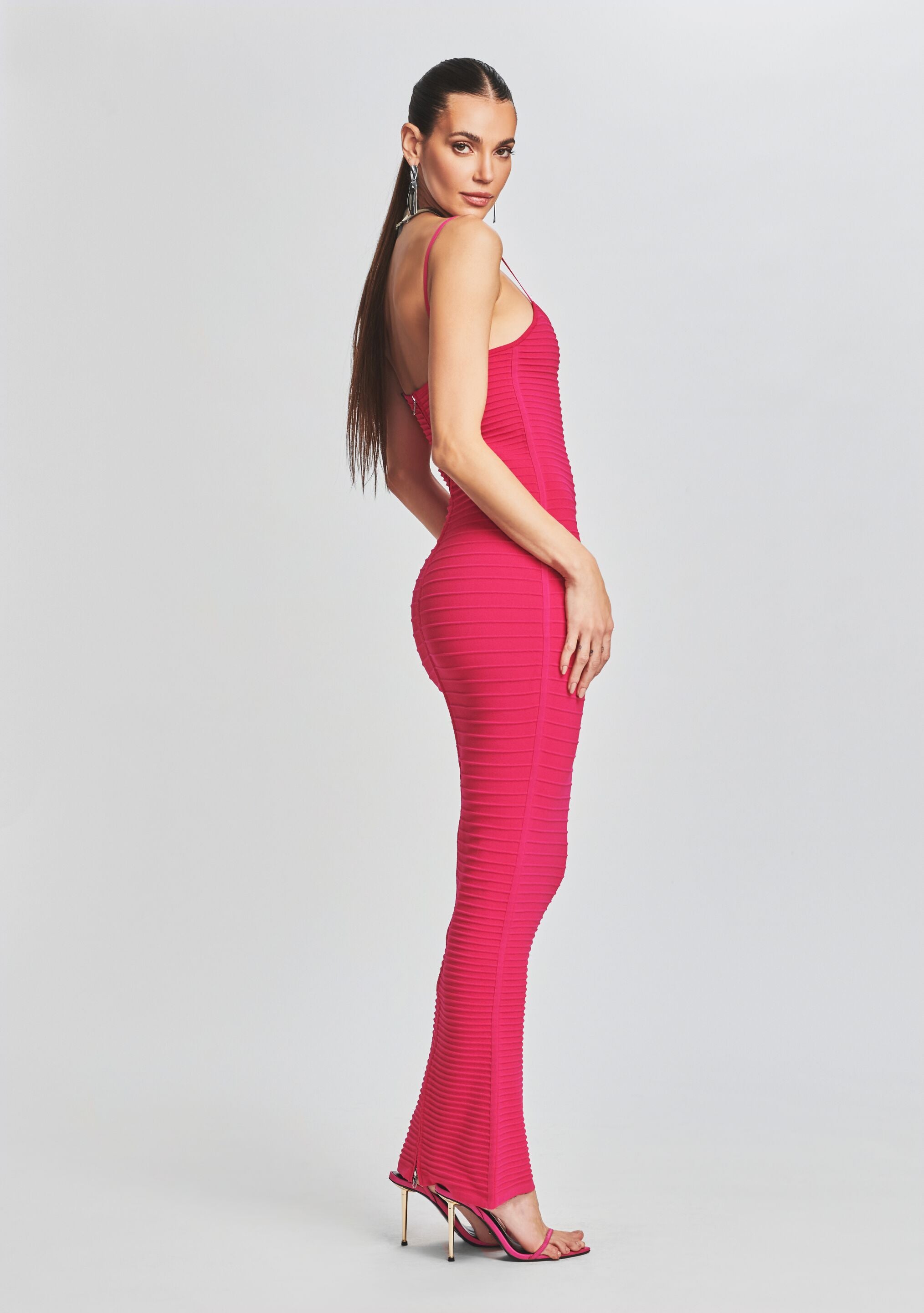 Kylie Bandage Knit Dress-Sunny Prom