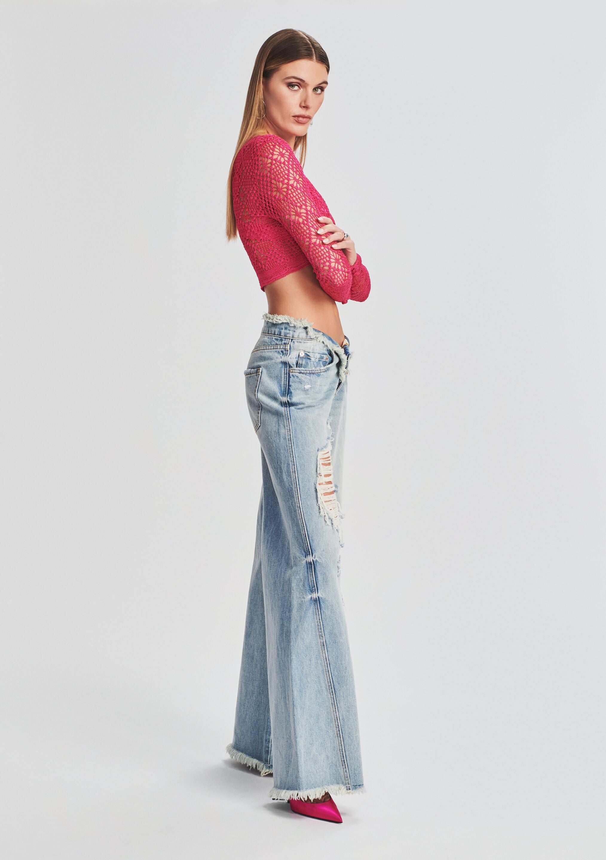 Parley Crochet Top-Sunny Prom