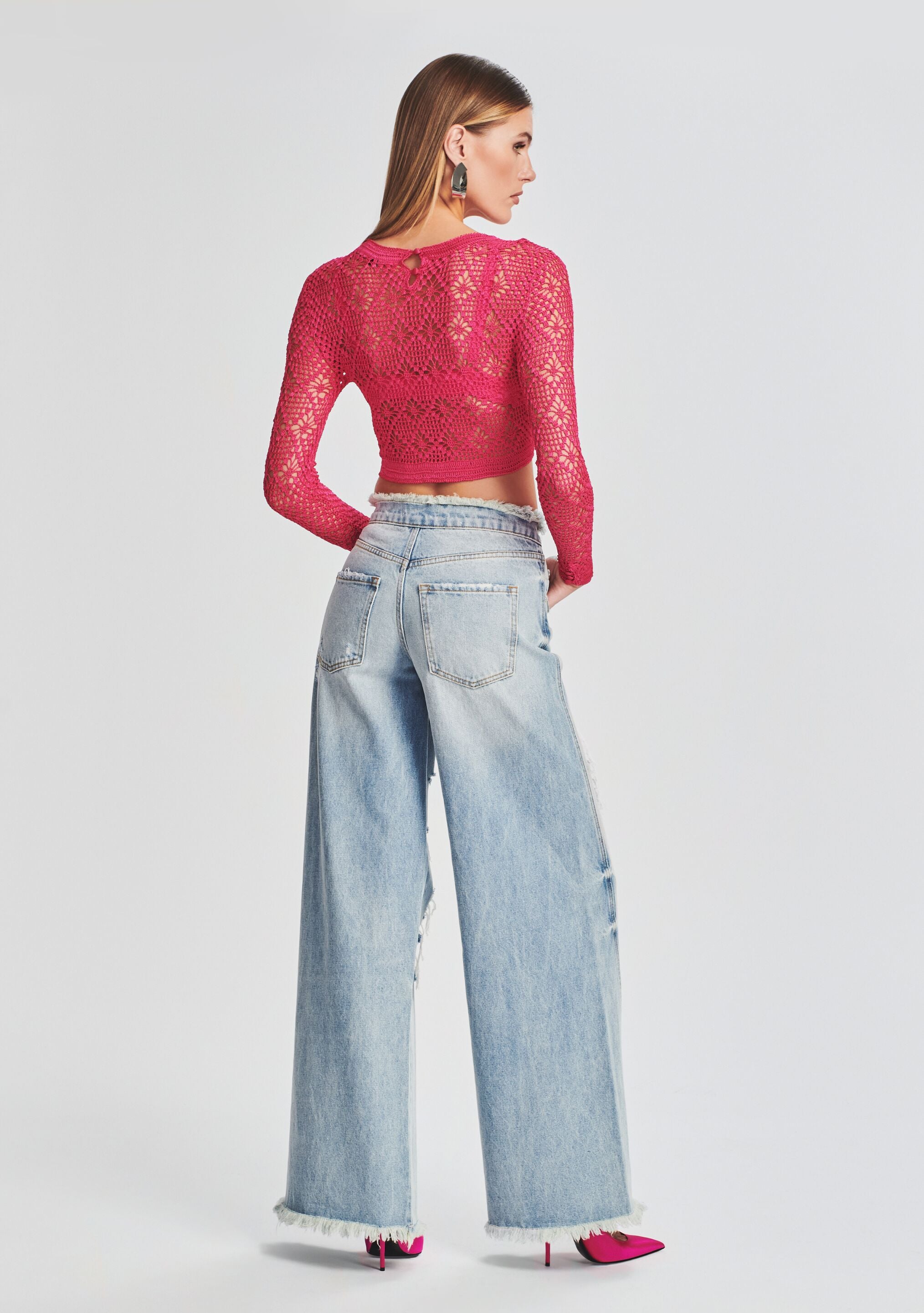 Parley Crochet Top-Sunny Prom