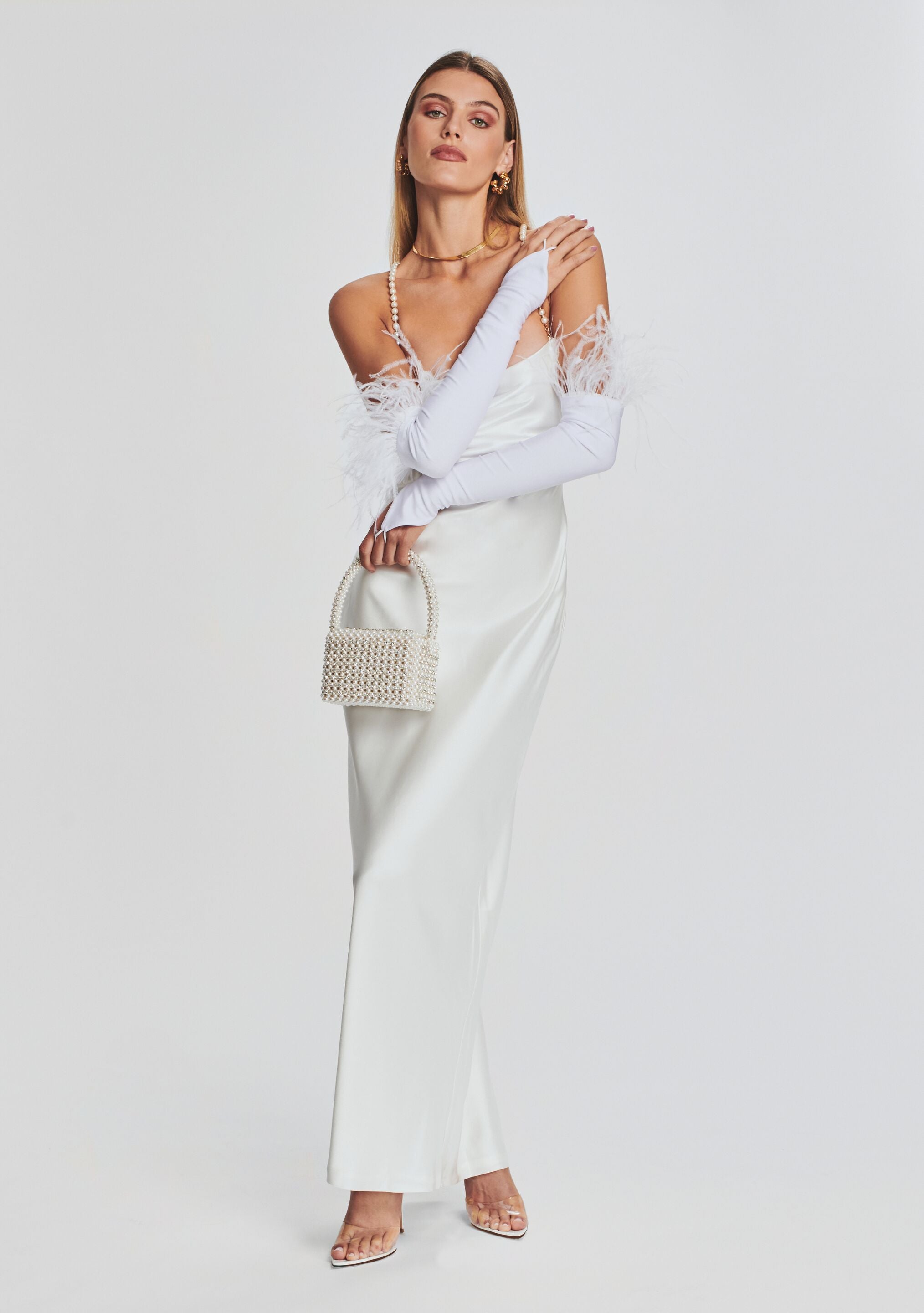 Eclipse Pearl Crystal Bag-Sunny Prom