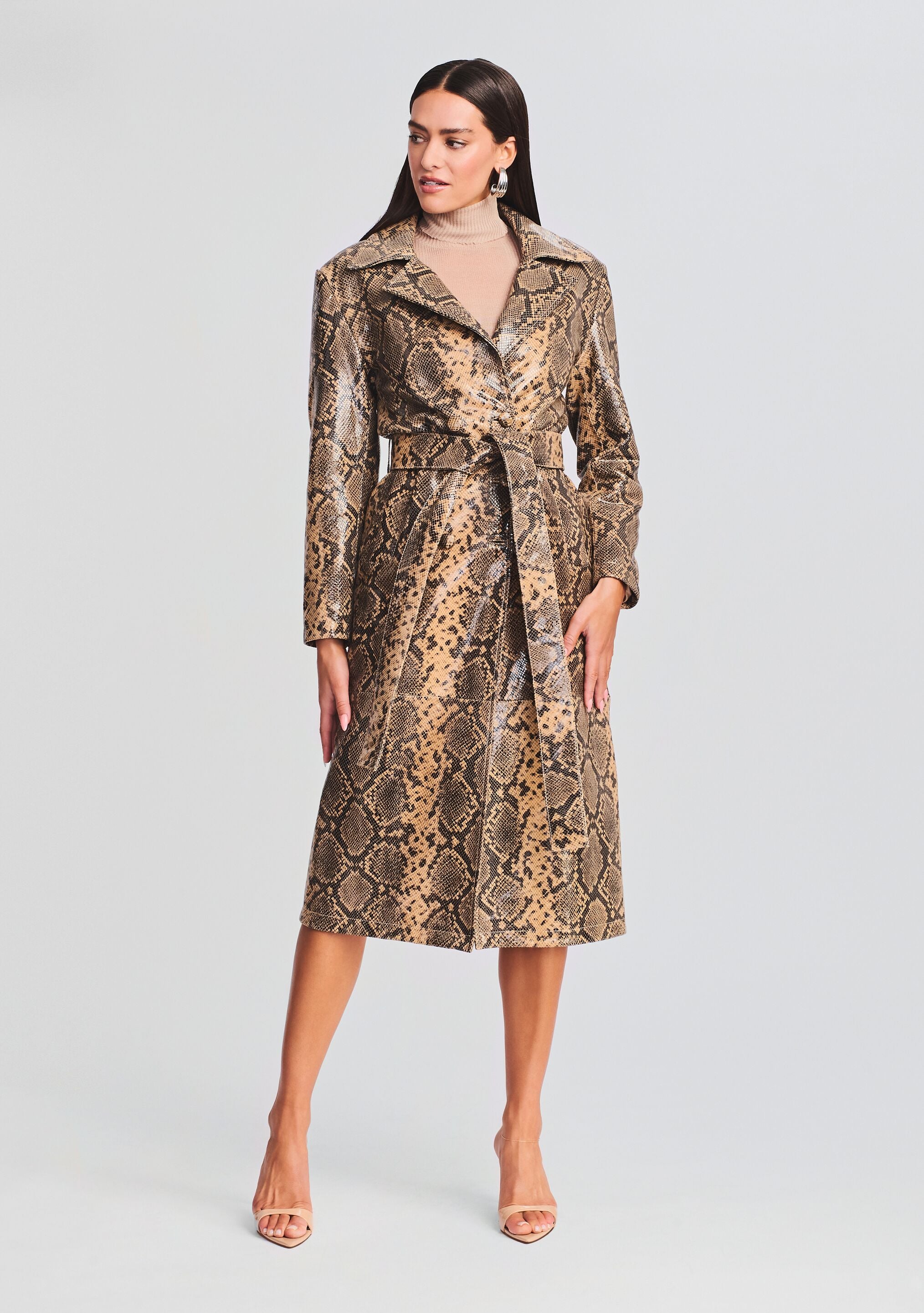 Steffan Leather Coat-Sunny Prom