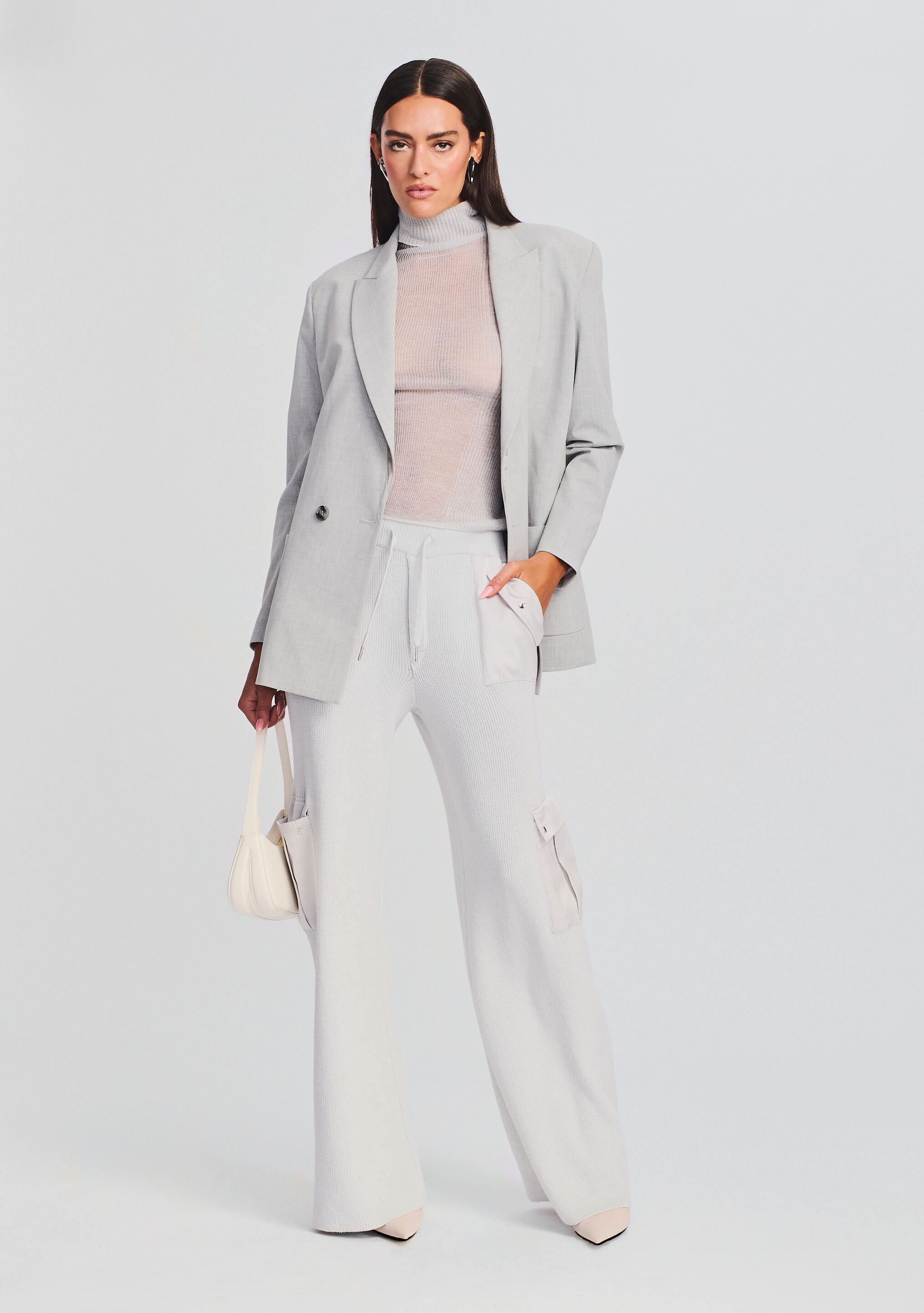 Poe Knit Cargo Pant-Sunny Prom