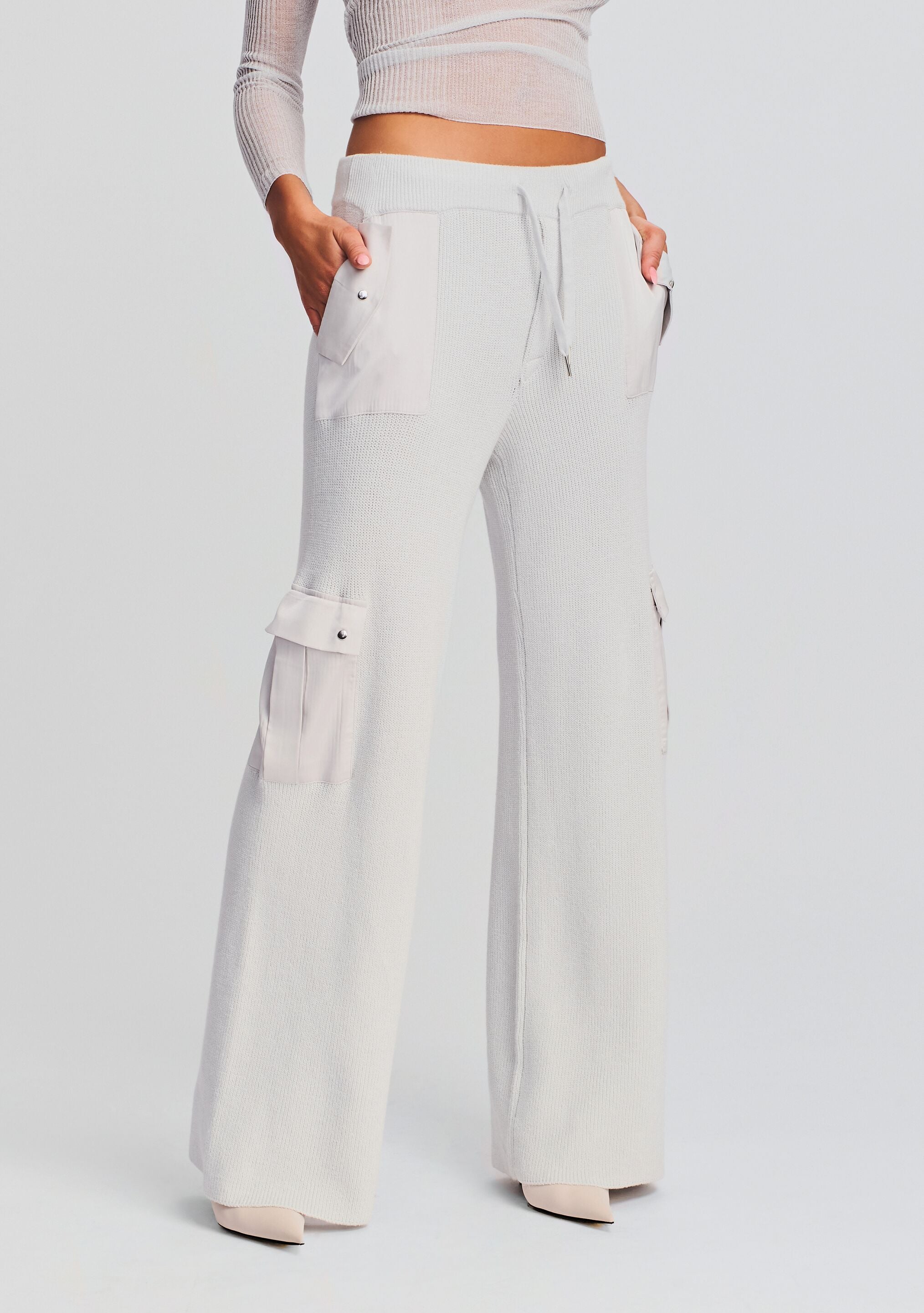 Poe Knit Cargo Pant-Sunny Prom